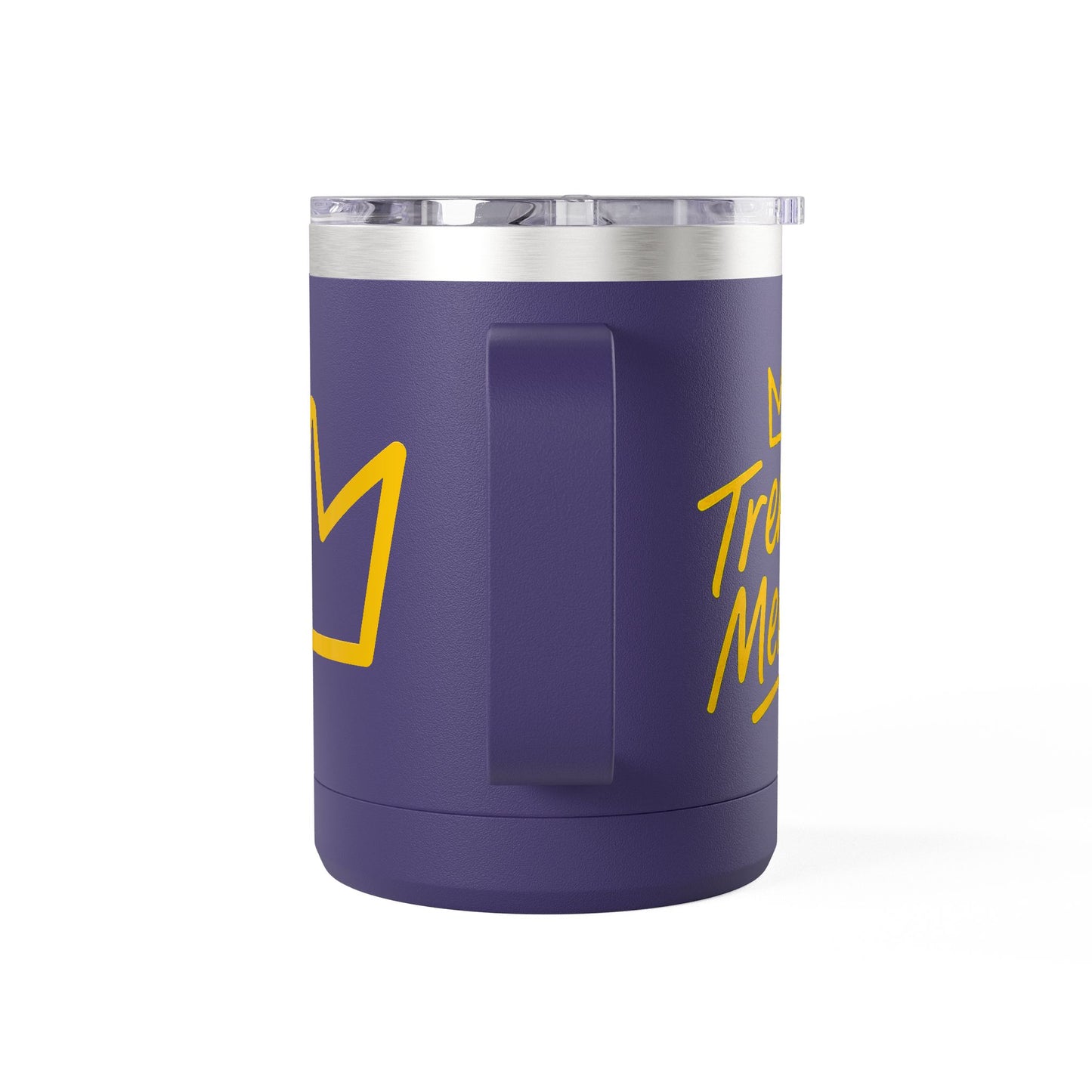 Trench Merch Crown Coffee Mug Tumbler, Perfect for Beach Lovers, Gifts for Friends, Summer Getaways, Adventure Travel, Crown Design