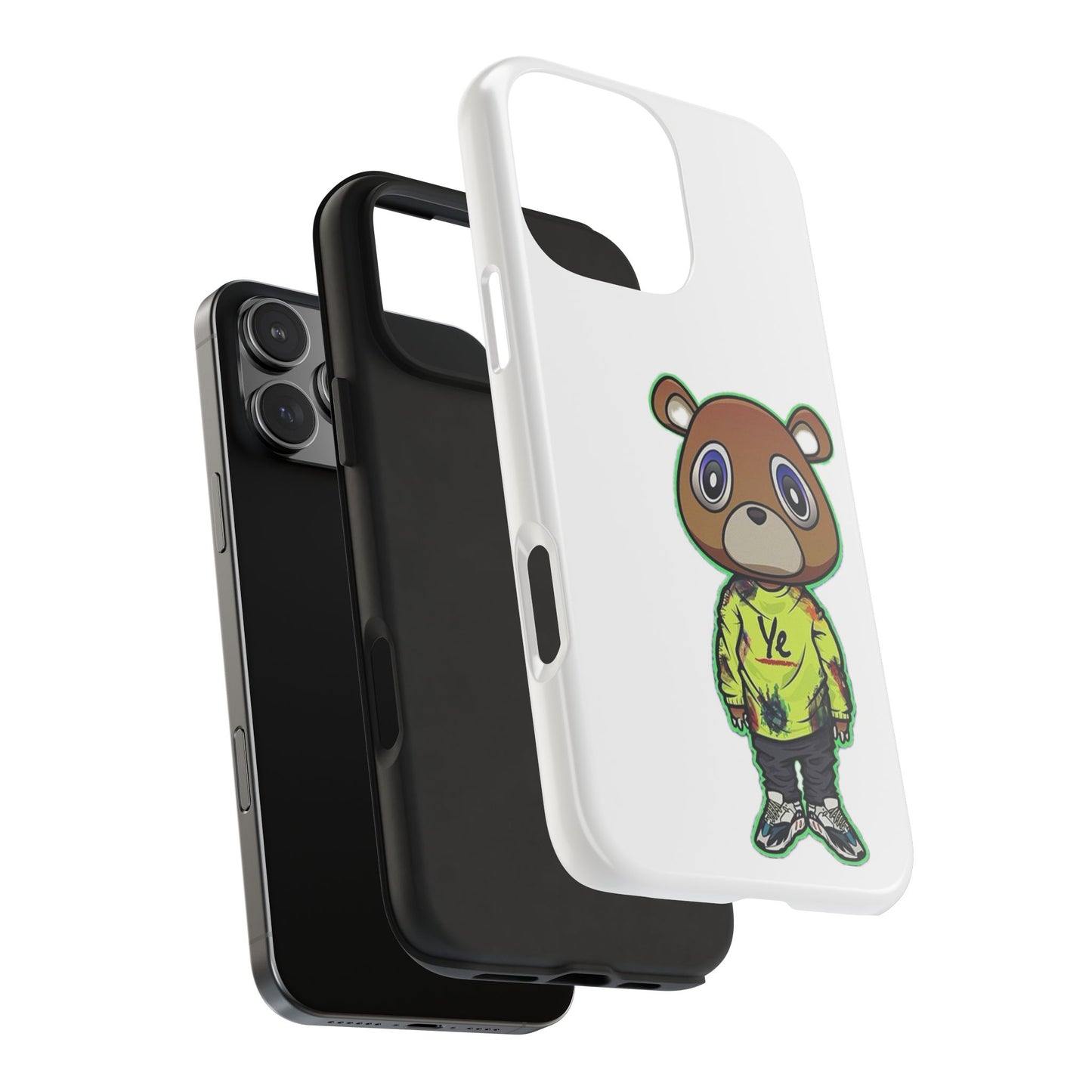 Ye Bear Tough Phone Cases with Cartoon Design - Unique Phone Cover, Durable Mobile Case, Cool Gift for Teens, Fun Accessory for Everyday Use