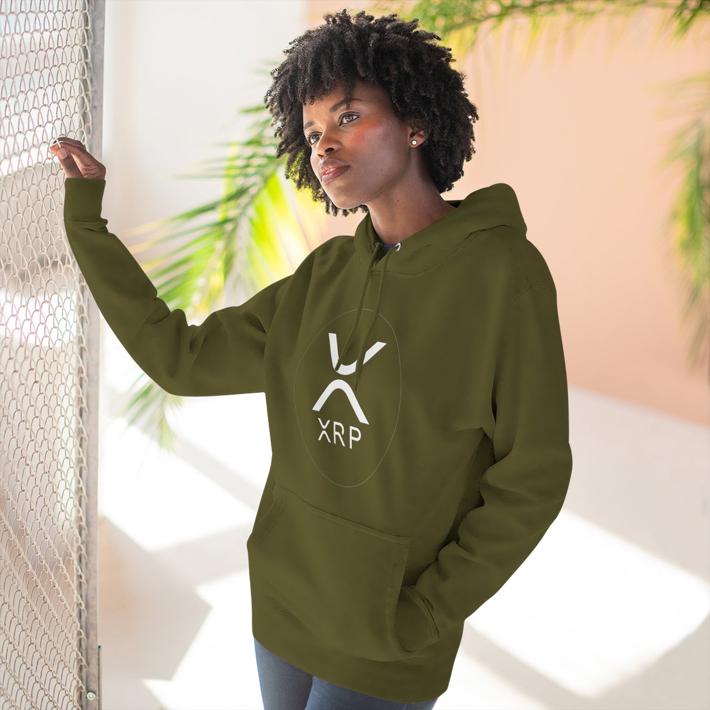 XRP Cozy Three-Panel Fleece Hoodie for Relaxed Casual Style, Perfect for Lounging, Gifting, Everyday Wear, and Cozy Nights