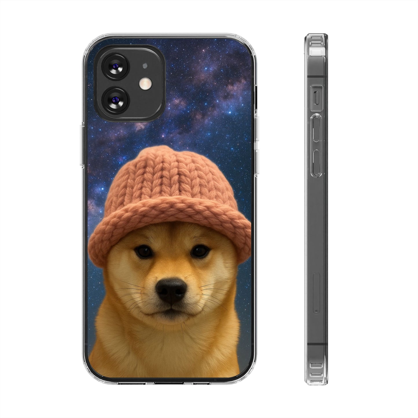 WIF Lovers Clear Phone Case, Cute Phone Cover for Animal Lovers, Pet Gift, Trendy Smartphone Accessory, Unique Dog Case