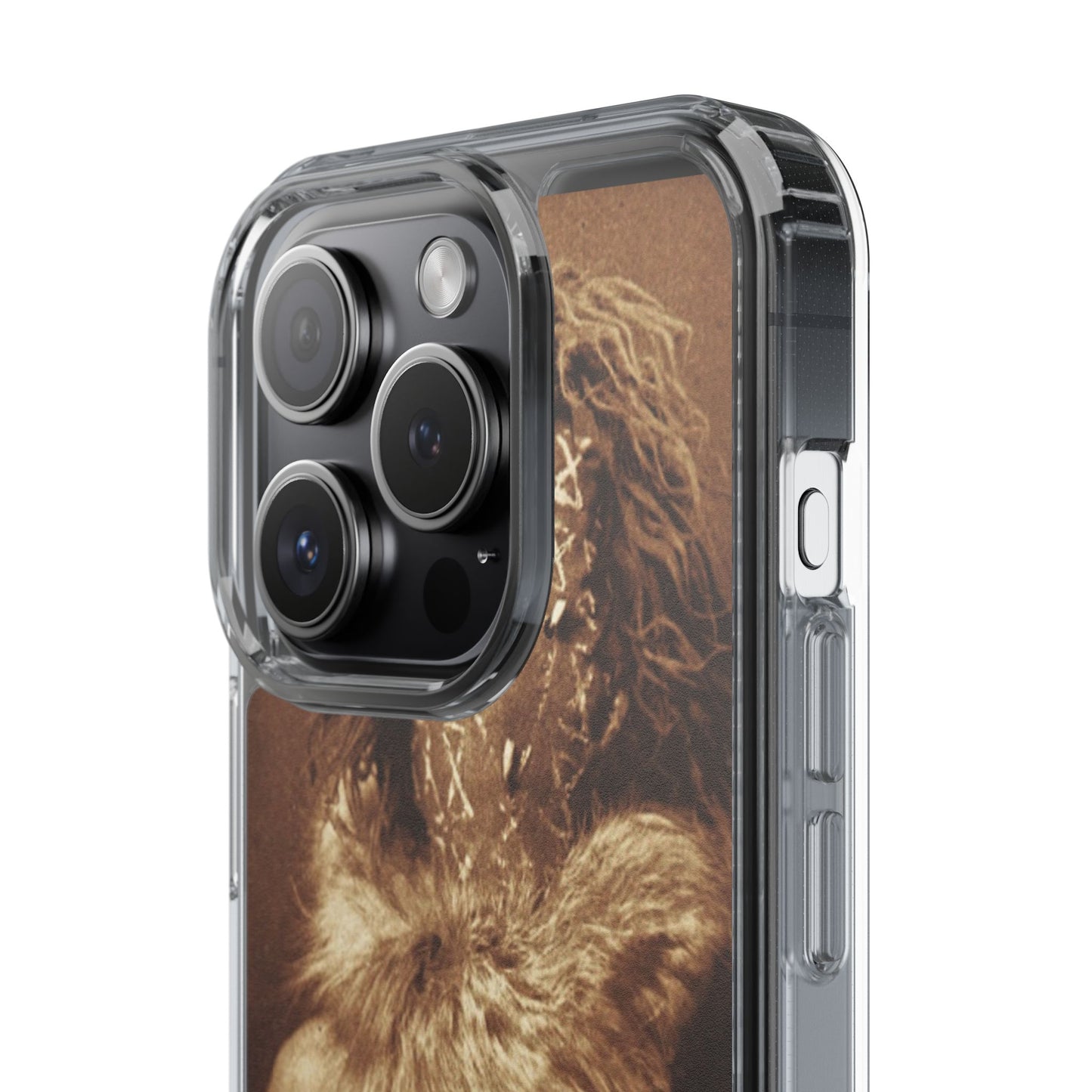 Yei Artistic Clear Phone Case for Unique Expression, Phone Accessories, Nature Lovers, Boho Style, Gift for Him/Her