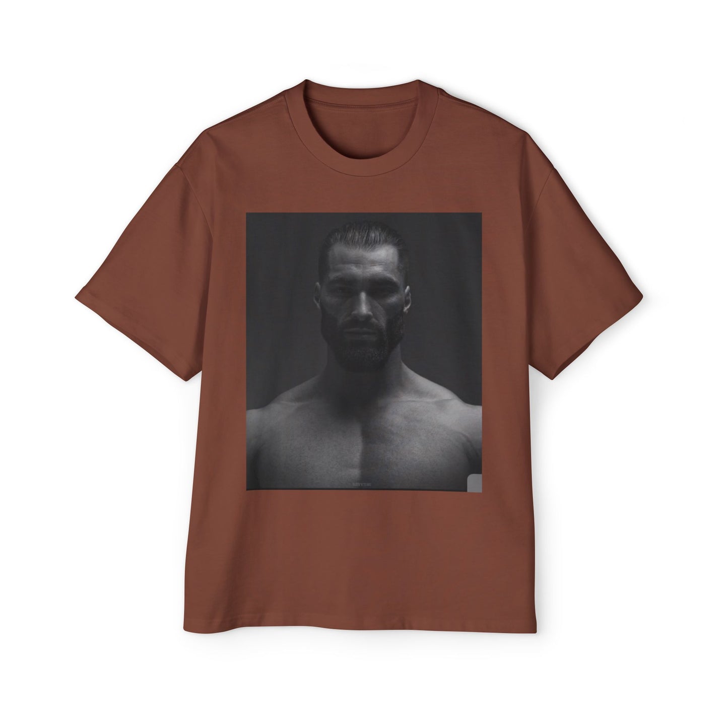 GIGA Stylish Men's Oversized Tee for Comfort Lovers, Casual Wear, Street Style, Gift for Him, Trendy Tee with Gigachad Design
