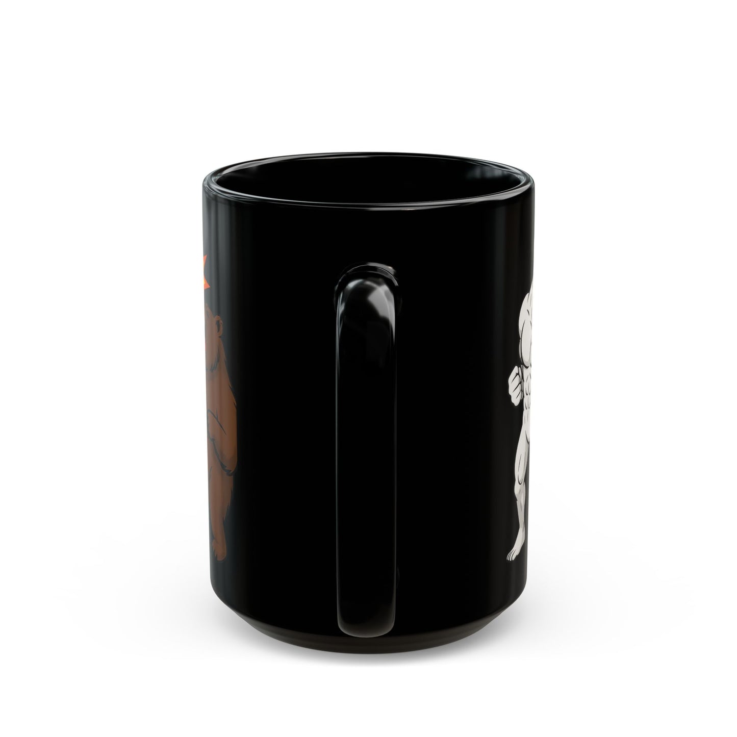 TROLL Bold Graphic Mug, Funny Coffee Cup, Unique Gift for Him, Cartoon Animal Art, Perfect for Birthdays