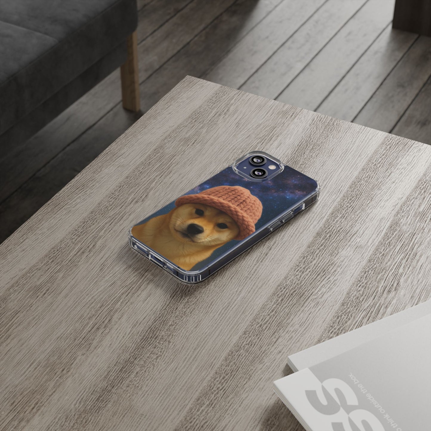 WIF Lovers Clear Phone Case, Cute Phone Cover for Animal Lovers, Pet Gift, Trendy Smartphone Accessory, Unique Dog Case