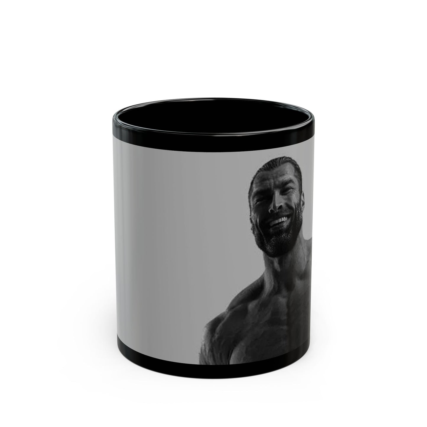 GIGA Bold Fitness-Inspired Black Mug - Perfect Gift for Gym Lovers, Workout Motivation, Coffee Lover, Personalized Gym Décor, Unique Tea Mug