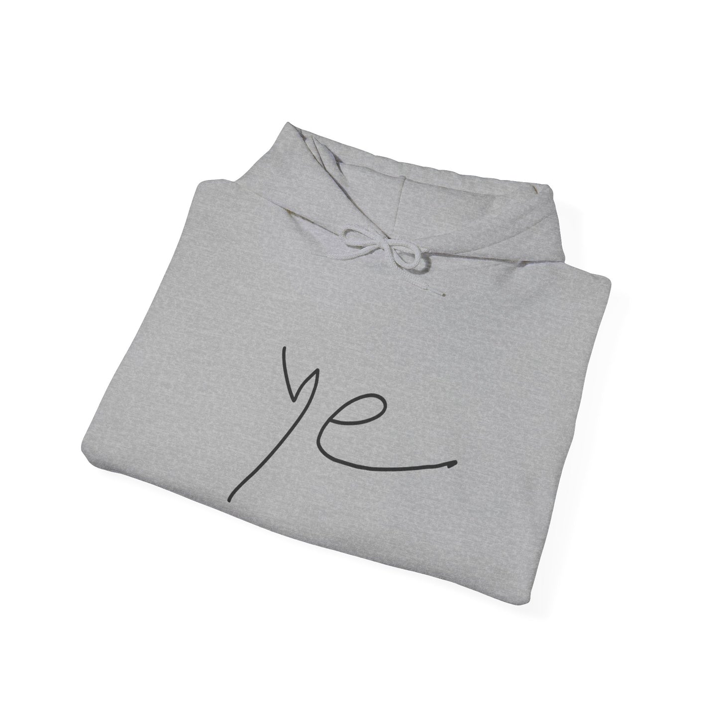 Ye 7BN Minimalist Unisex Hooded Sweatshirt, Casual Streetwear, Gift for Fans, Cozy Layering, Everyday Style, Unique Graphic Hoodie