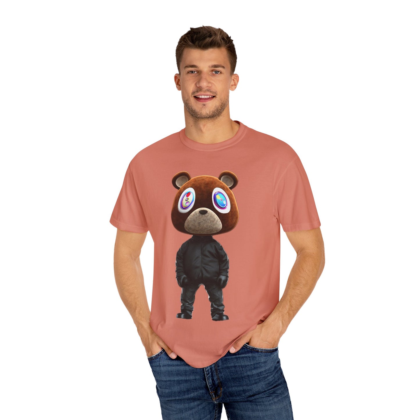 Ye Bear Graphic Unisex T-Shirt, Cute Casual Tee, Gift for Animal Lovers, Streetwear Top, Unique Graphic Tee