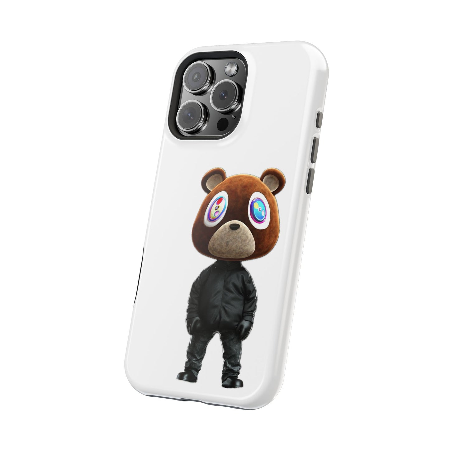 Ye Bear Character Magnetic Phone Cases, Fun Gift, Unique Phone Accessory, Trendy Tech, Personalized Style, Everyday Use