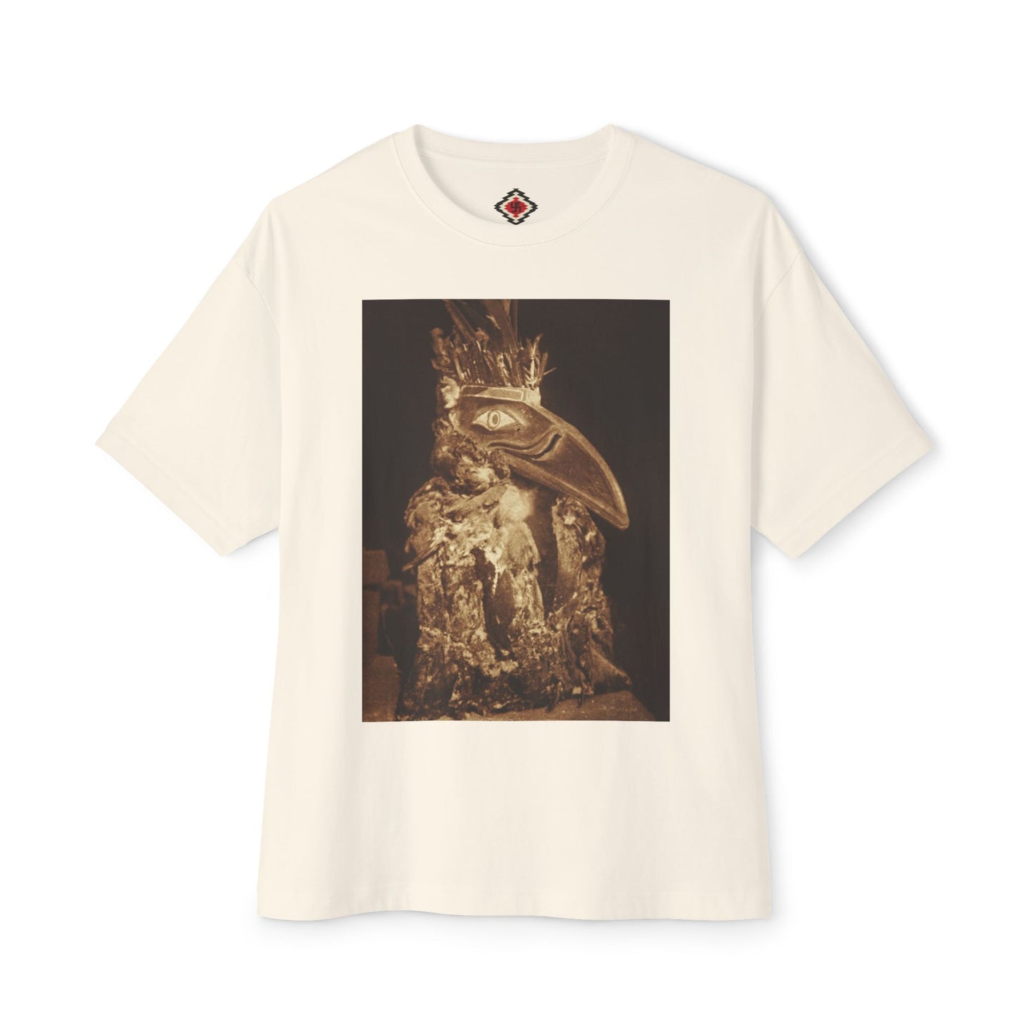 Yei Artistic Oversized Boxy Tee - Unique Graphic Tee, Statement Shirt, Casual Wear, Gift for Art Lovers, Trendy Streetwear
