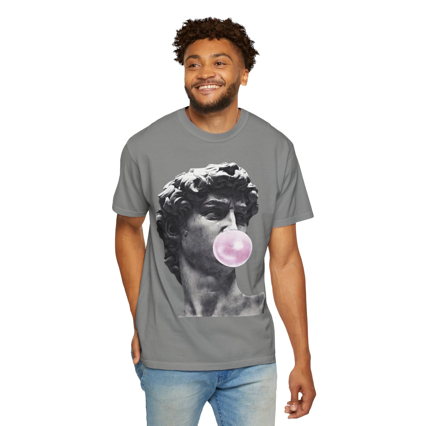 @ye Bubblegum David T-Shirt | Trendy Unisex Tee, Art-Inspired Shirt, Casual Summer Wear, Gift for Art Lovers i