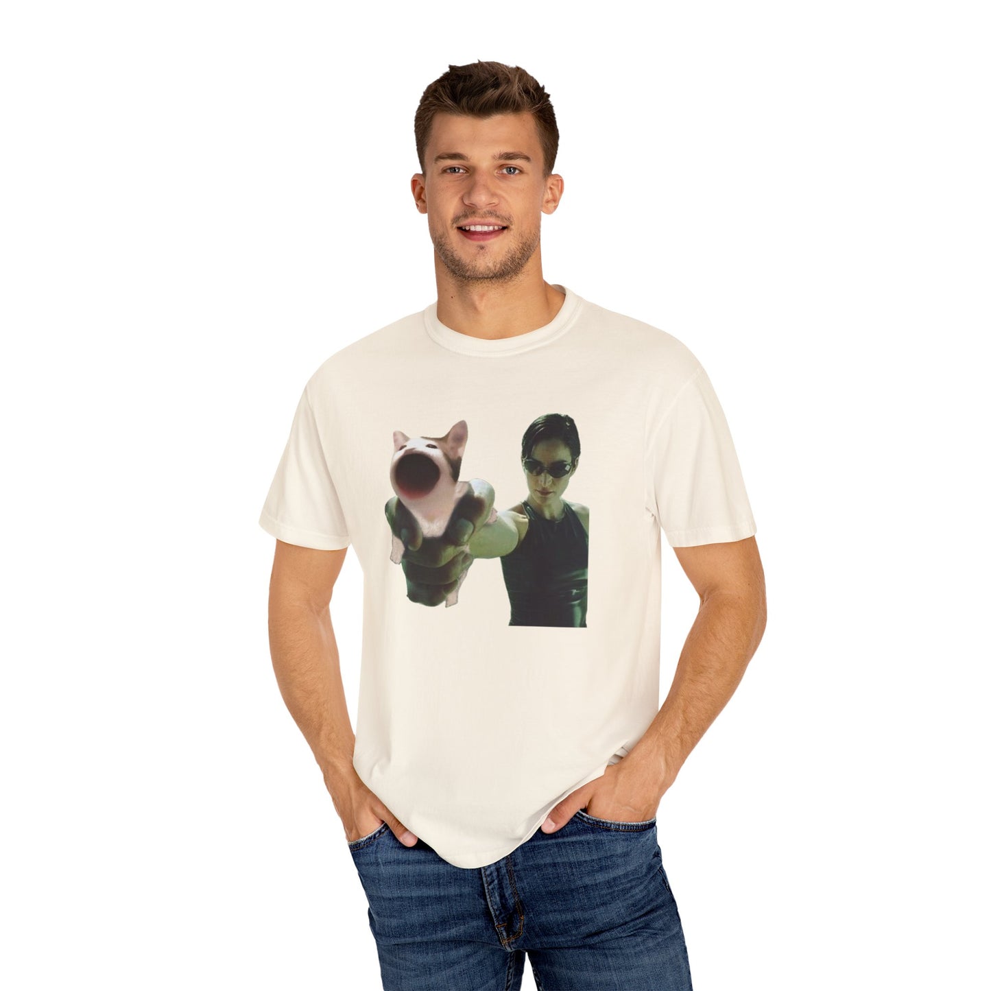 POPCAT Street Style Unisex T-Shirt | Vintage Graphic Tee, Casual Outfit, Gift for Friends, Meme Apparel, Conversation Starter