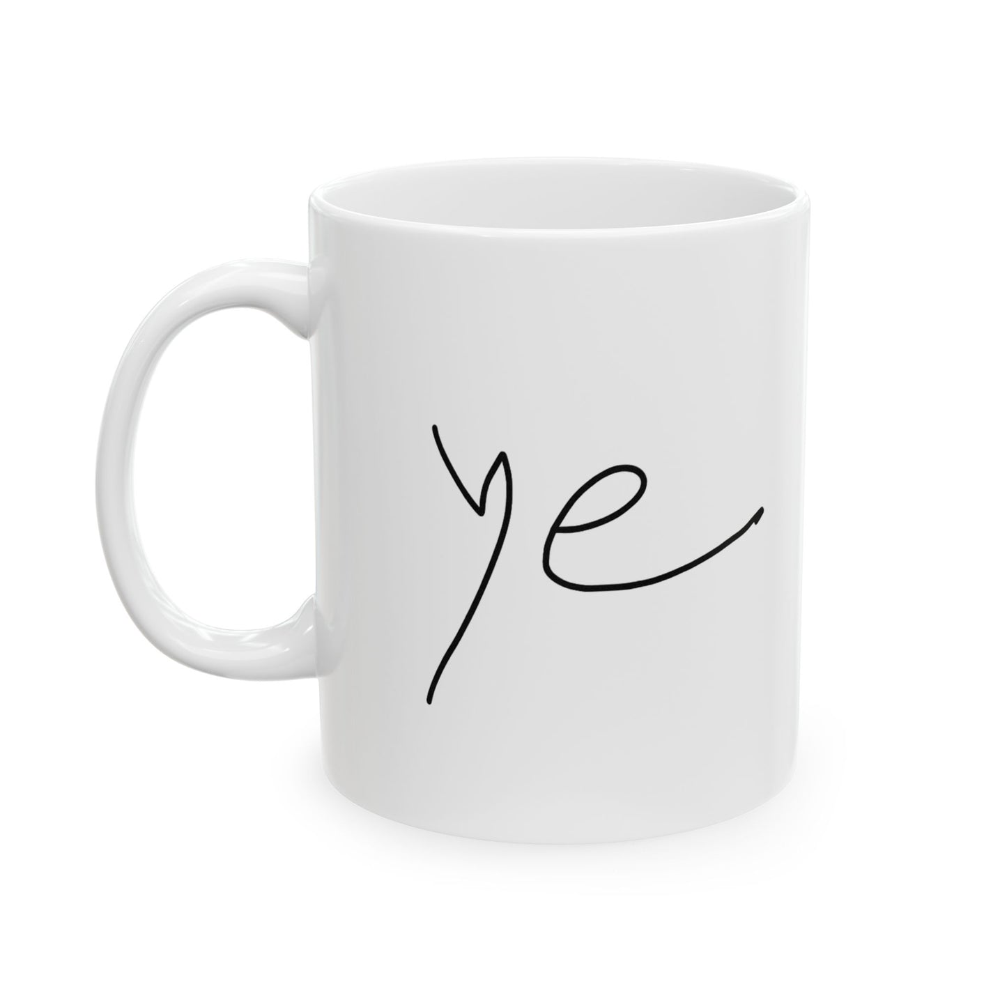 Ye 7BN Personalized Ceramic Mug, Coffee Cup, Gift for Friends, Custom Message Mug, Cute Drinkware, Unique Kitchen Decor
