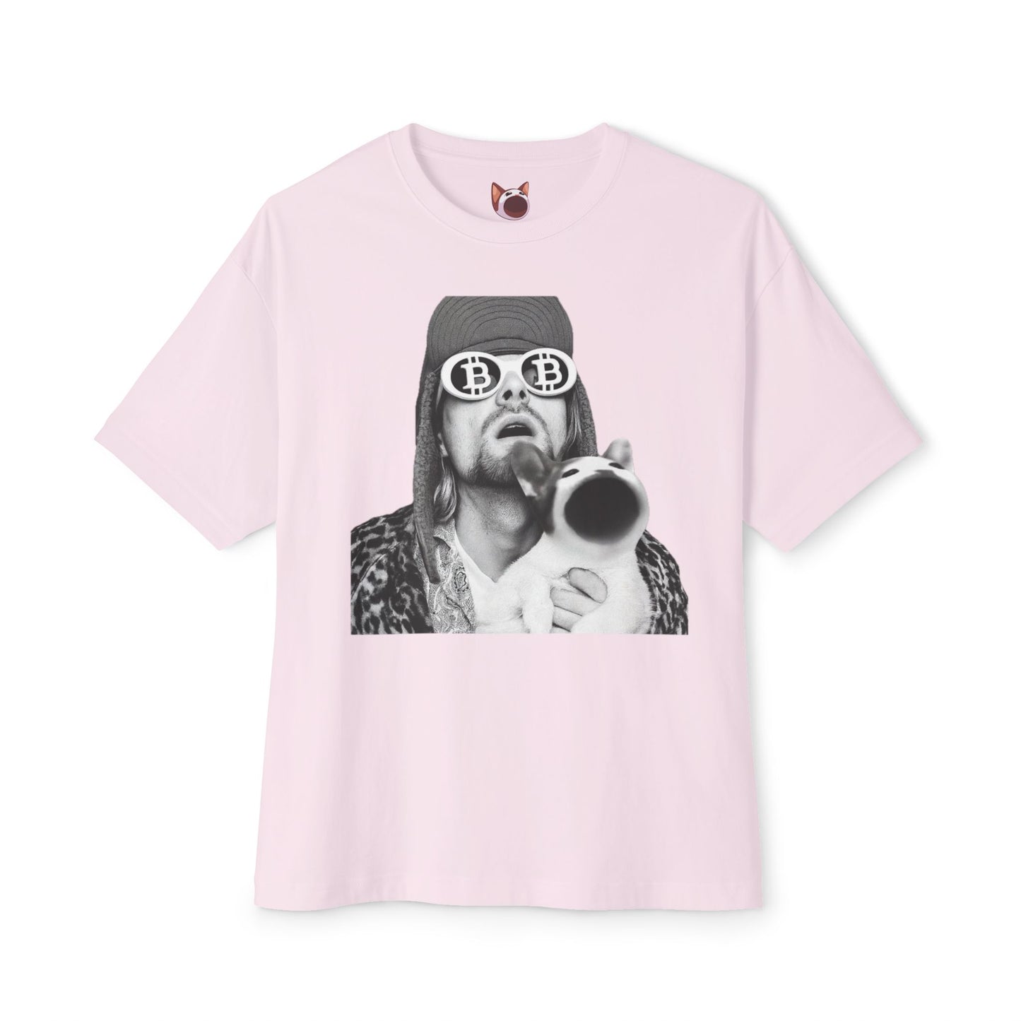 POPCAT Graphic Tee, Relaxed Fashion Top, Unique Gift for Cat Lovers, Funny Statement Shirt, Ideal for Gift Giving