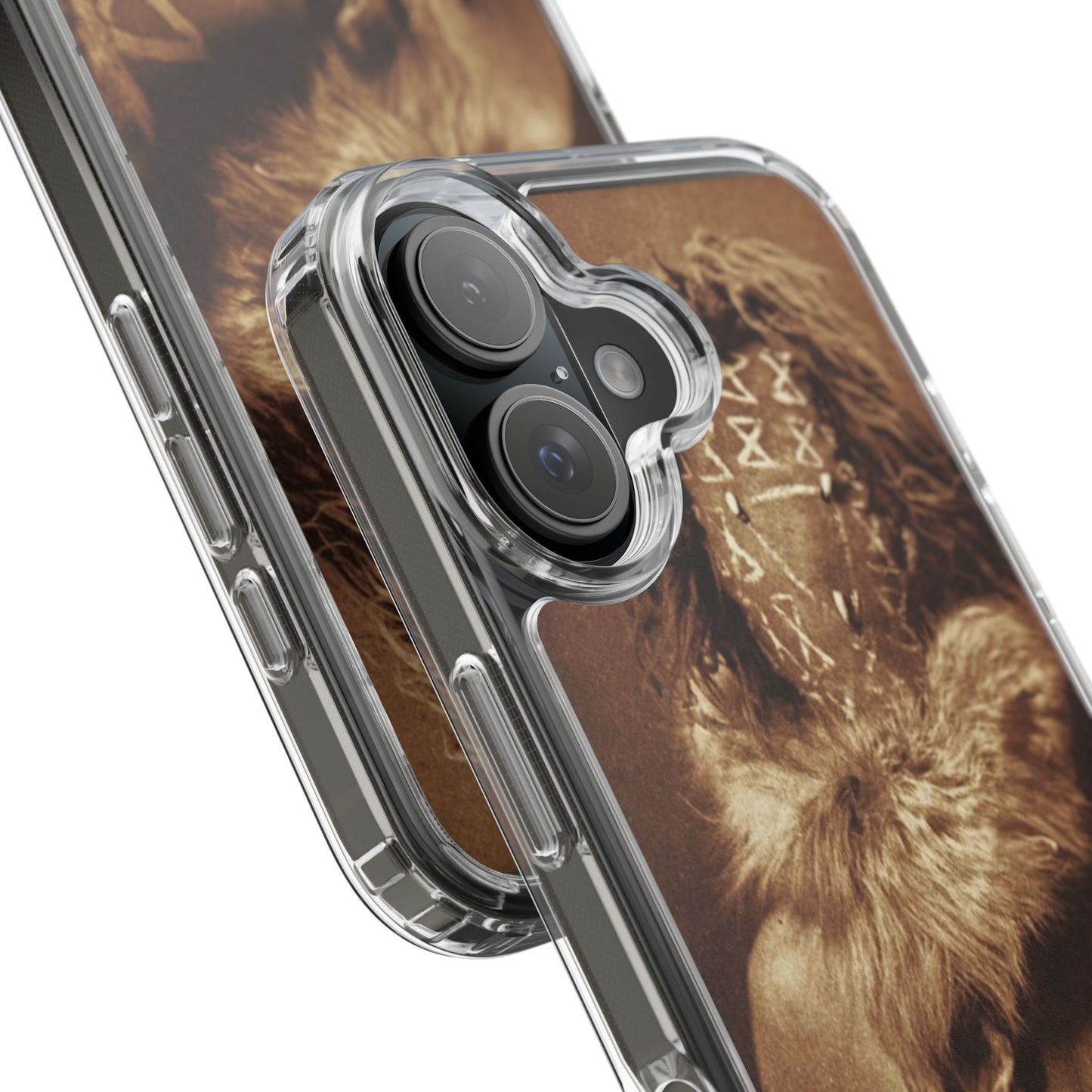Yei Artistic Clear Phone Case for Unique Expression, Phone Accessories, Nature Lovers, Boho Style, Gift for Him/Her