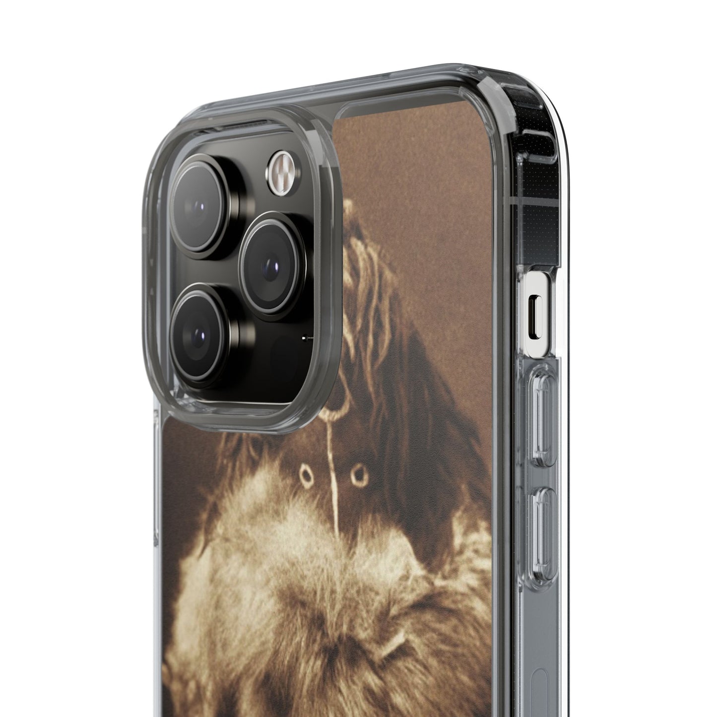 Yei Vintage Art Phone Case, Clear Case, Unique Gift for Art Lovers, Bohemian Style, Customizable Phone Cover, Trendy Accessories
