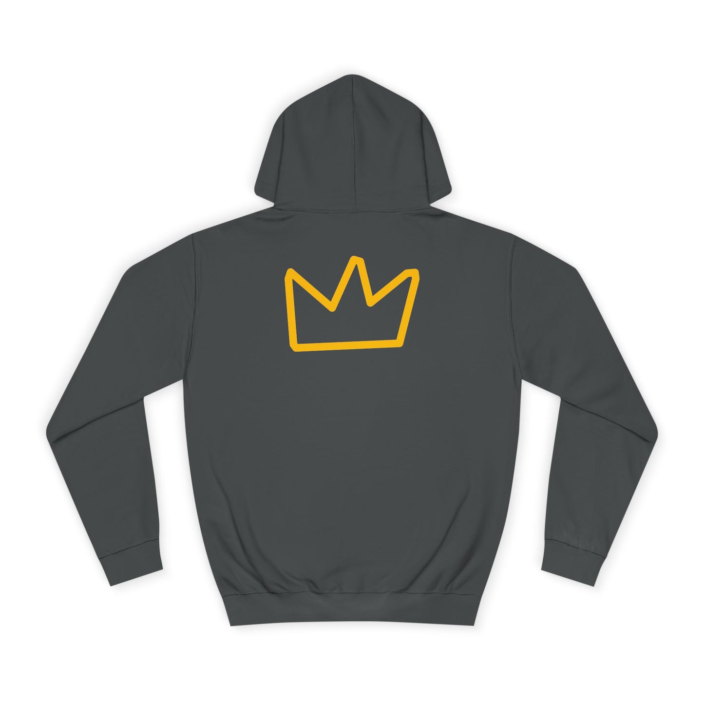 Trench Merch TM Stylish Crown Pull Over Hoodie - Perfect for Students, Campus Wear, Cozy Gifts, Unisex Sweatshirt, Trendy Apparel for Graduates