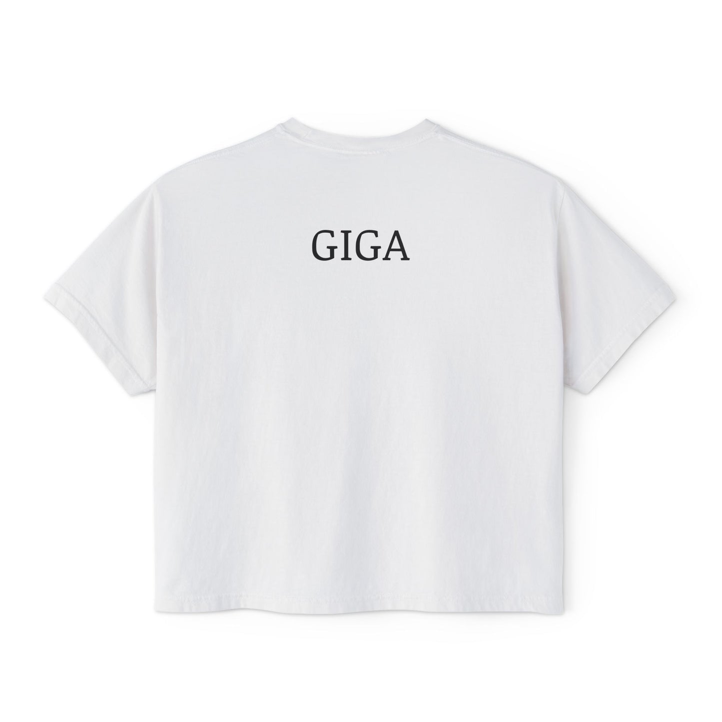 GIGA Empowerment Women's Boxy Tee - Her Body My Choice, Feminist Top, Graphic Tee, Casual Wear, Gift for Activists