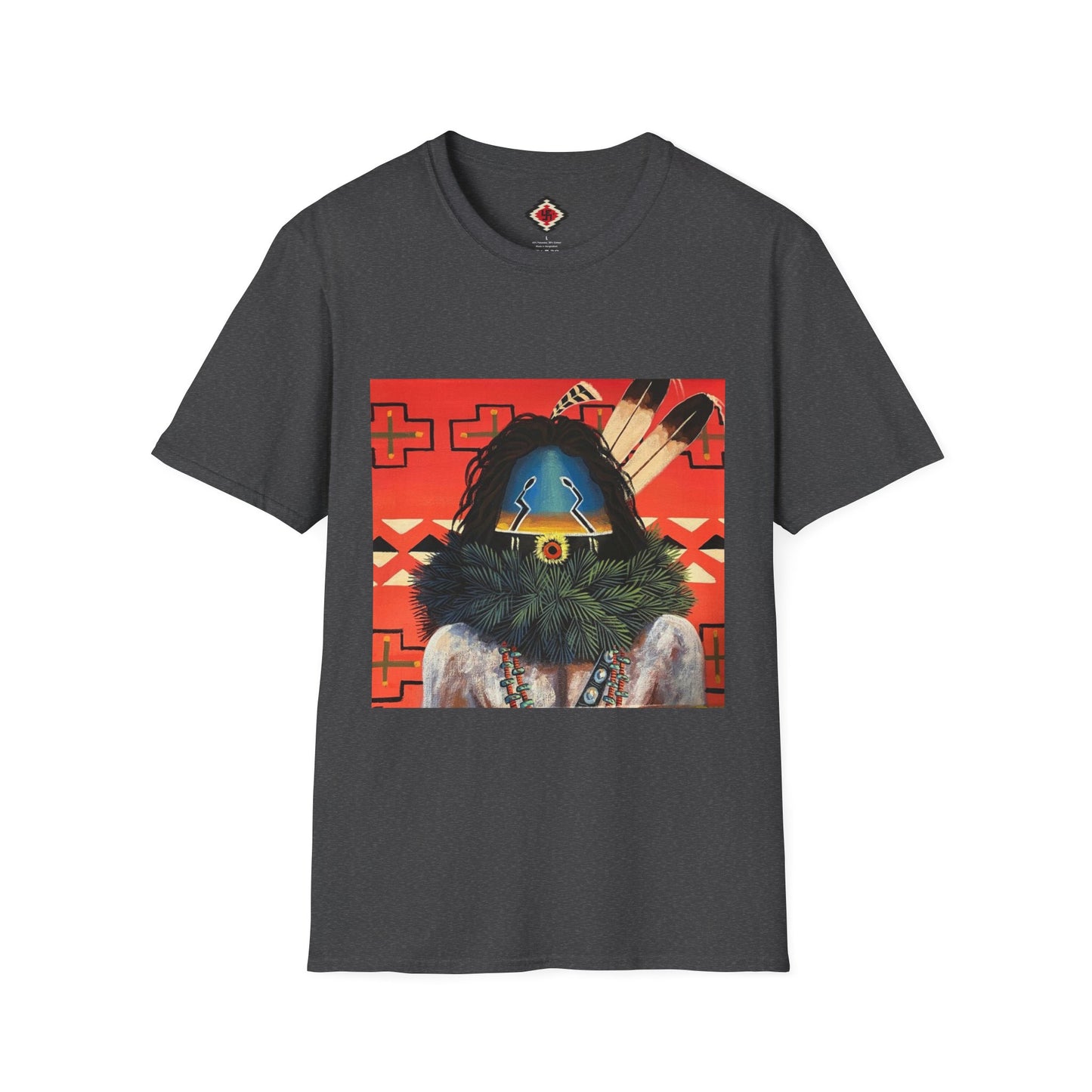 Yei Cultural Art T-Shirt | Unisex, Artistic Tee, Unique Design, Boho Fashion, Vintage Style, Gift for Her/Him