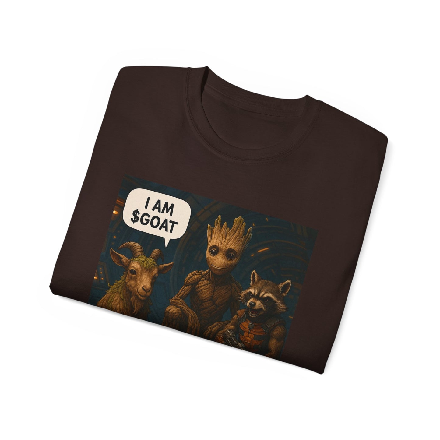 Goat Graphic Tee for Fans of Humor, Perfect Gift for Birthdays, Casual Wear, Geeky Apparel, I AM GOAT Theme
