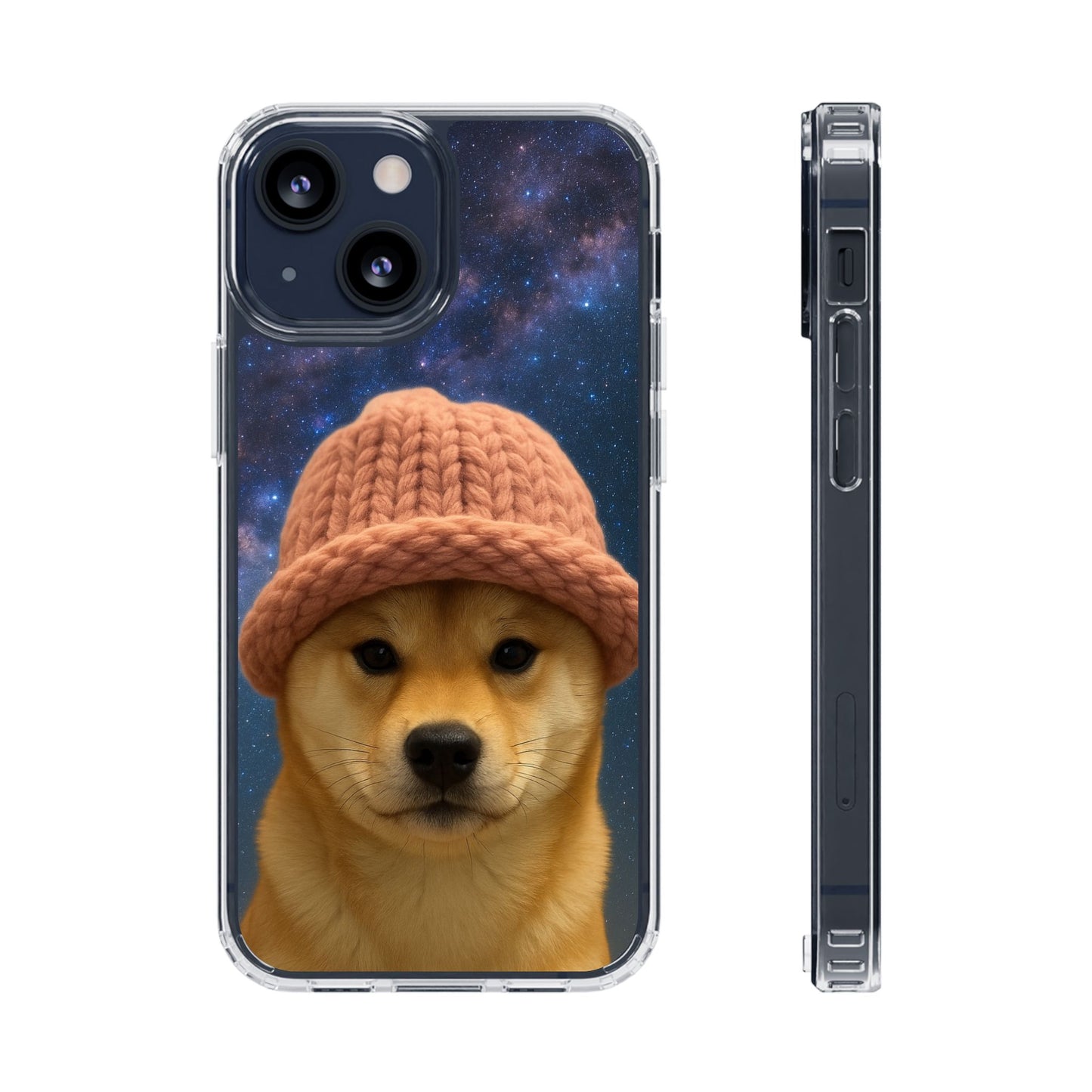 WIF Lovers Clear Phone Case, Cute Phone Cover for Animal Lovers, Pet Gift, Trendy Smartphone Accessory, Unique Dog Case
