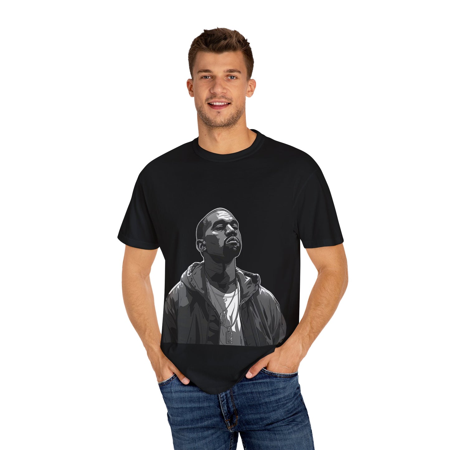 Ye T-shirt with Graphic Design, Casual Tee, Streetwear Style, Gift for Music Lovers, Fashion Statement Shirt