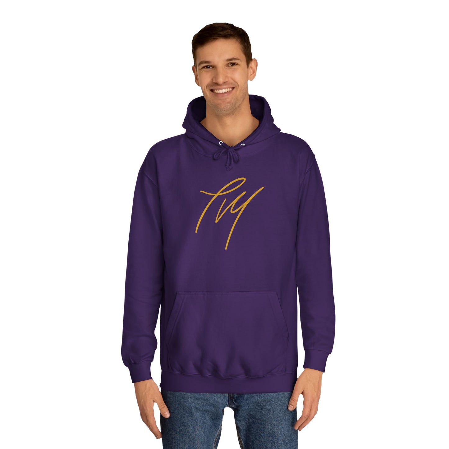 Trench Merch TM Stylish Crown Pull Over Hoodie - Perfect for Students, Campus Wear, Cozy Gifts, Unisex Sweatshirt, Trendy Apparel for Graduates