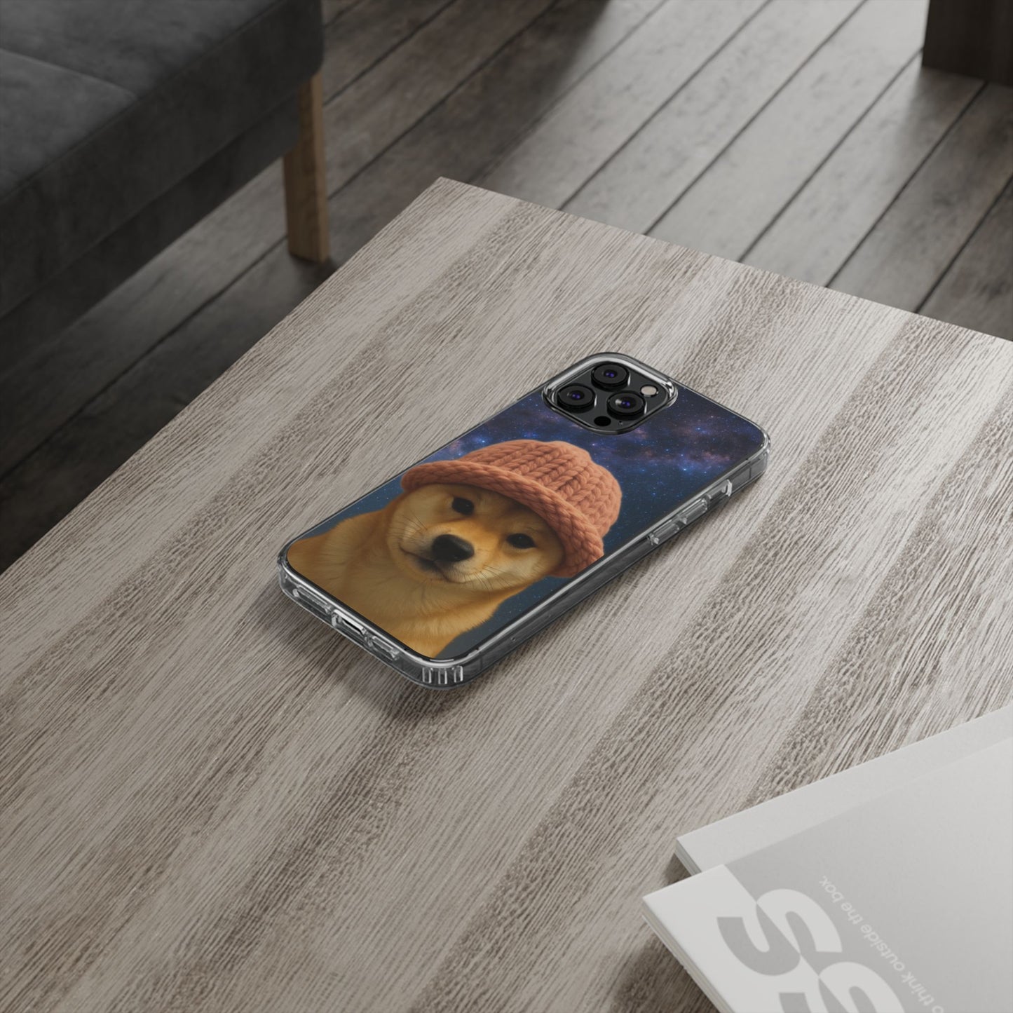 WIF Lovers Clear Phone Case, Cute Phone Cover for Animal Lovers, Pet Gift, Trendy Smartphone Accessory, Unique Dog Case
