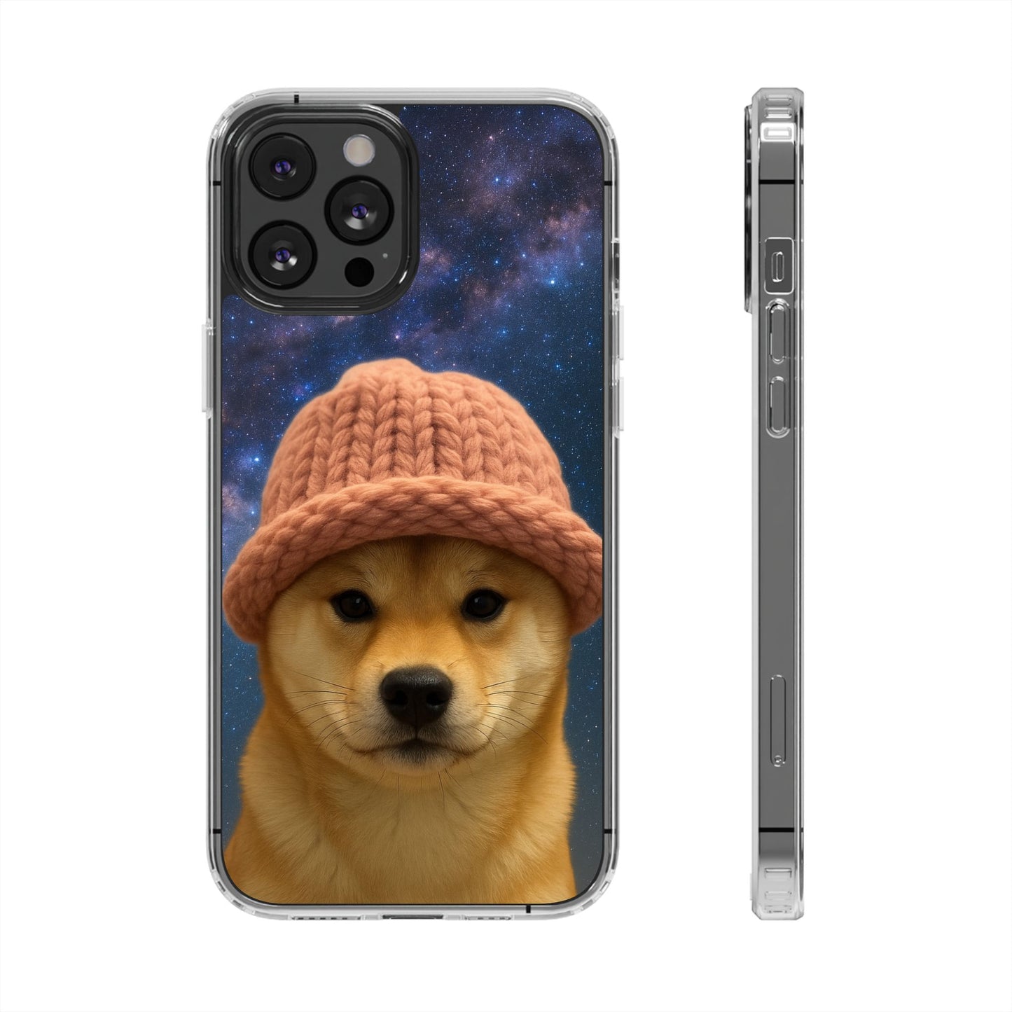 WIF Lovers Clear Phone Case, Cute Phone Cover for Animal Lovers, Pet Gift, Trendy Smartphone Accessory, Unique Dog Case