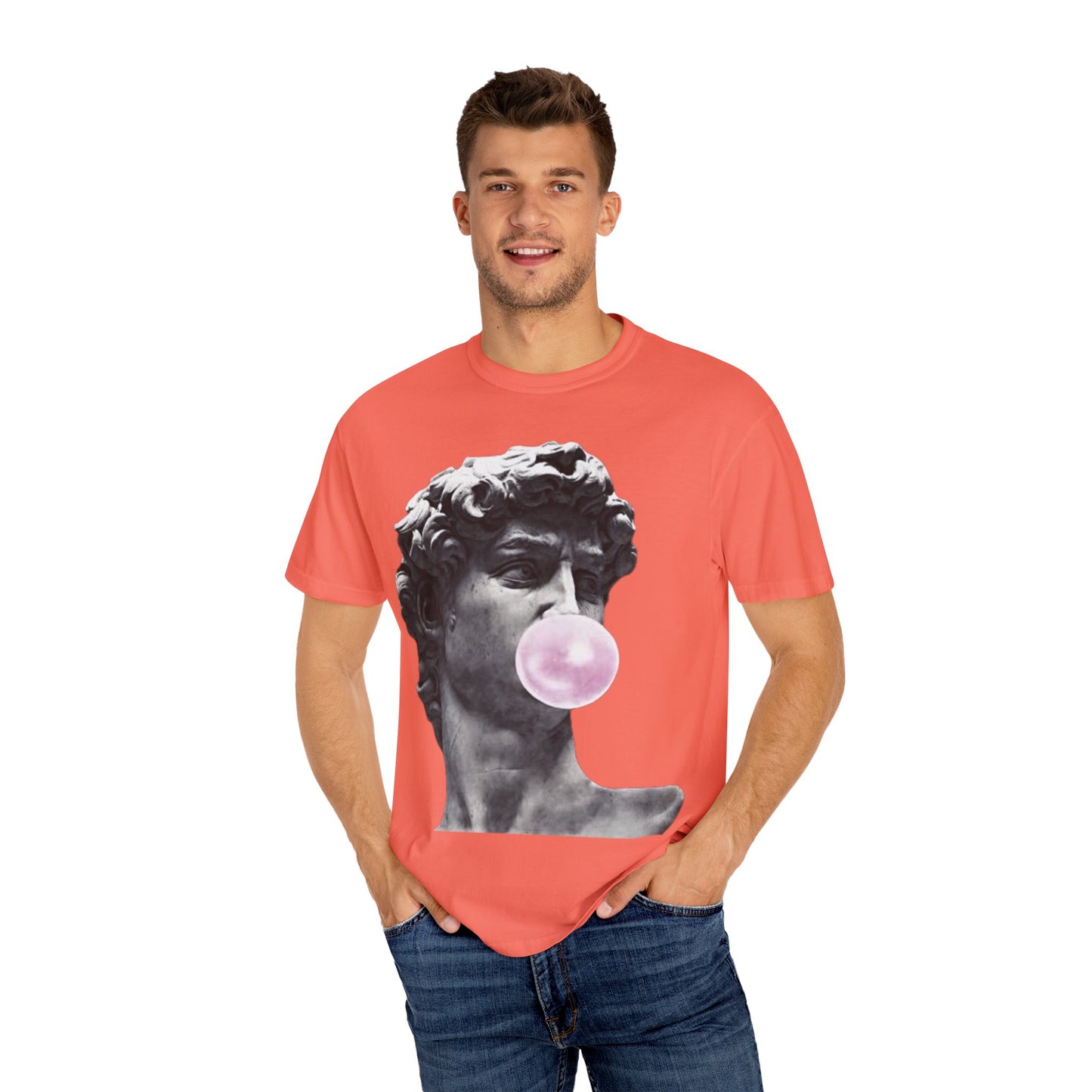 @ye Bubblegum David T-Shirt | Trendy Unisex Tee, Art-Inspired Shirt, Casual Summer Wear, Gift for Art Lovers i