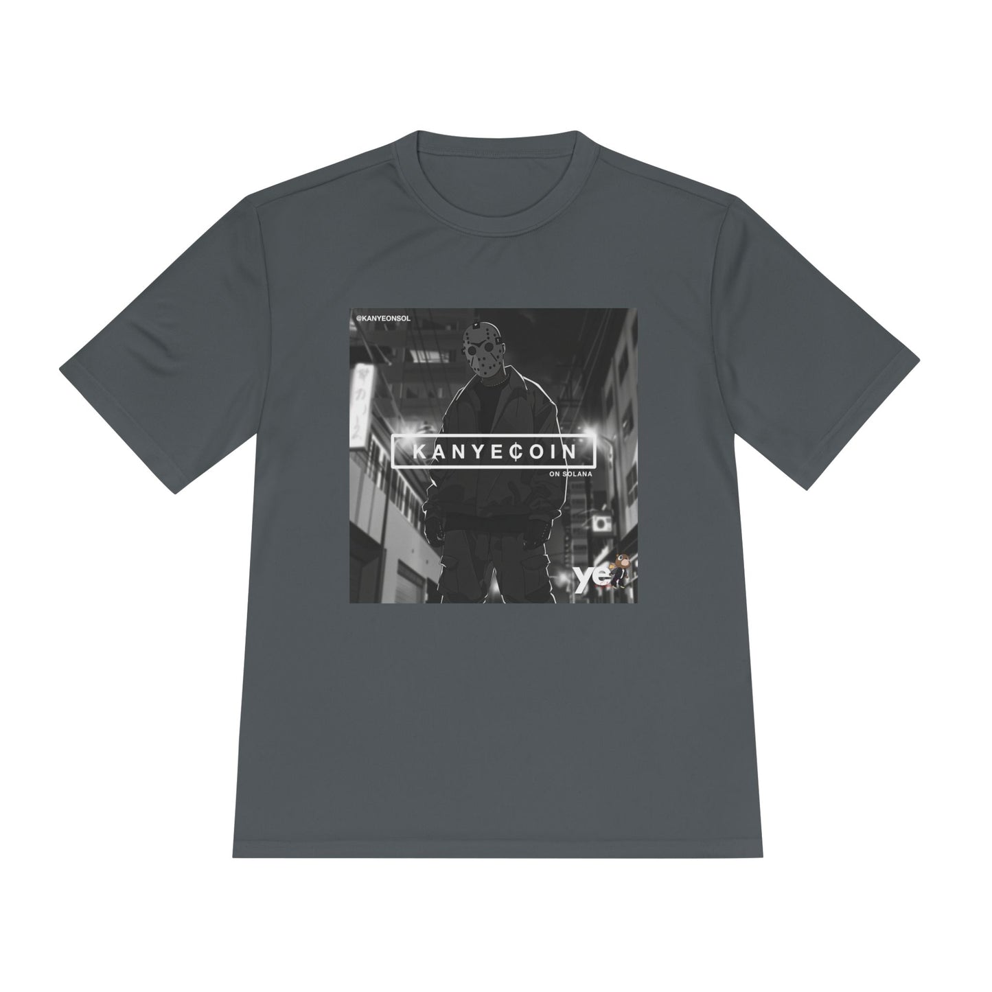 KANYECOIN Unisex Moisture Wicking Tee, Cool Graphic Tee, Music Lover Gift, Urban Style Shirt, Sportswear, Trendy Tee for Fans