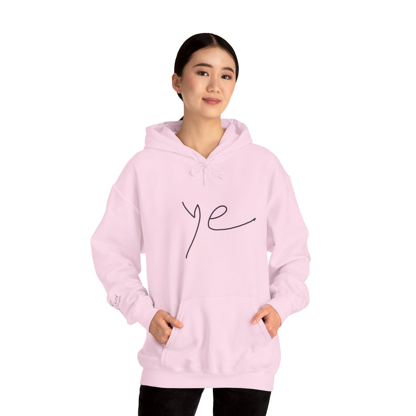 Ye 7BN Minimalist Unisex Hooded Sweatshirt, Casual Streetwear, Gift for Fans, Cozy Layering, Everyday Style, Unique Graphic Hoodie