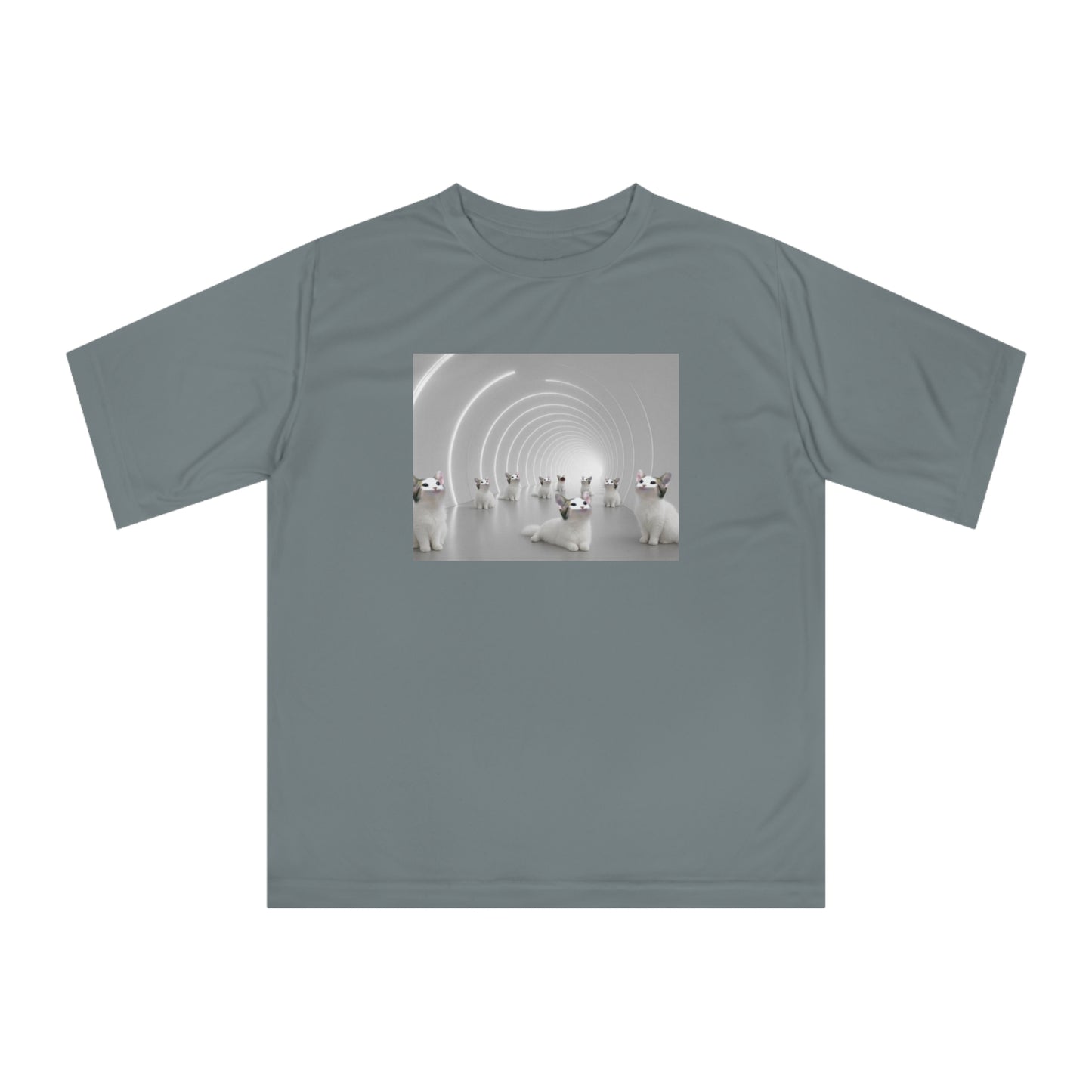 POPCAT Unisex Performance T-shirt with Unique Design, Fitness Apparel, Casual Wear, Gift for Him/Her, Sports Tee, Activewear