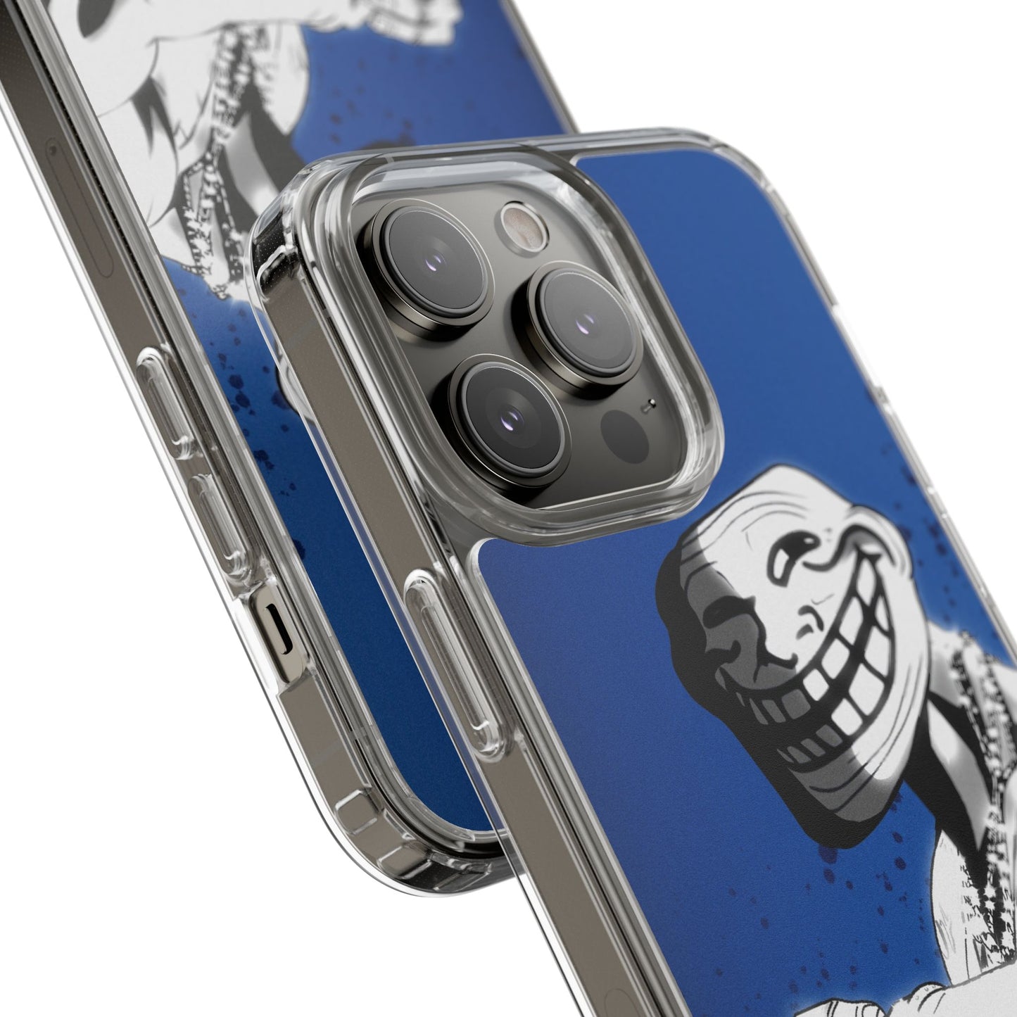TROLL Clear Cases with Bold Graphic Design, Awesome Phone Accessories, Unique Gifts, Cartoon Phone Covers, Trendy Tech Gear