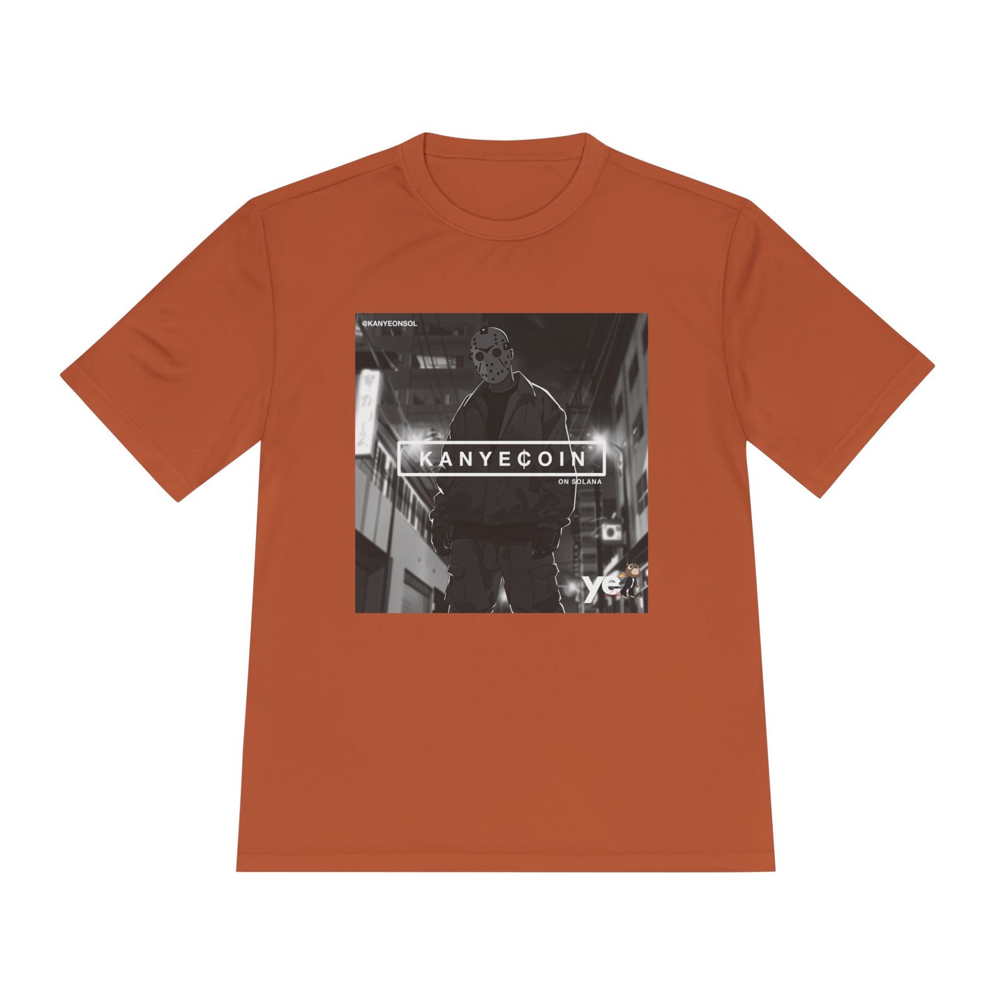 KANYECOIN Unisex Moisture Wicking Tee, Cool Graphic Tee, Music Lover Gift, Urban Style Shirt, Sportswear, Trendy Tee for Fans