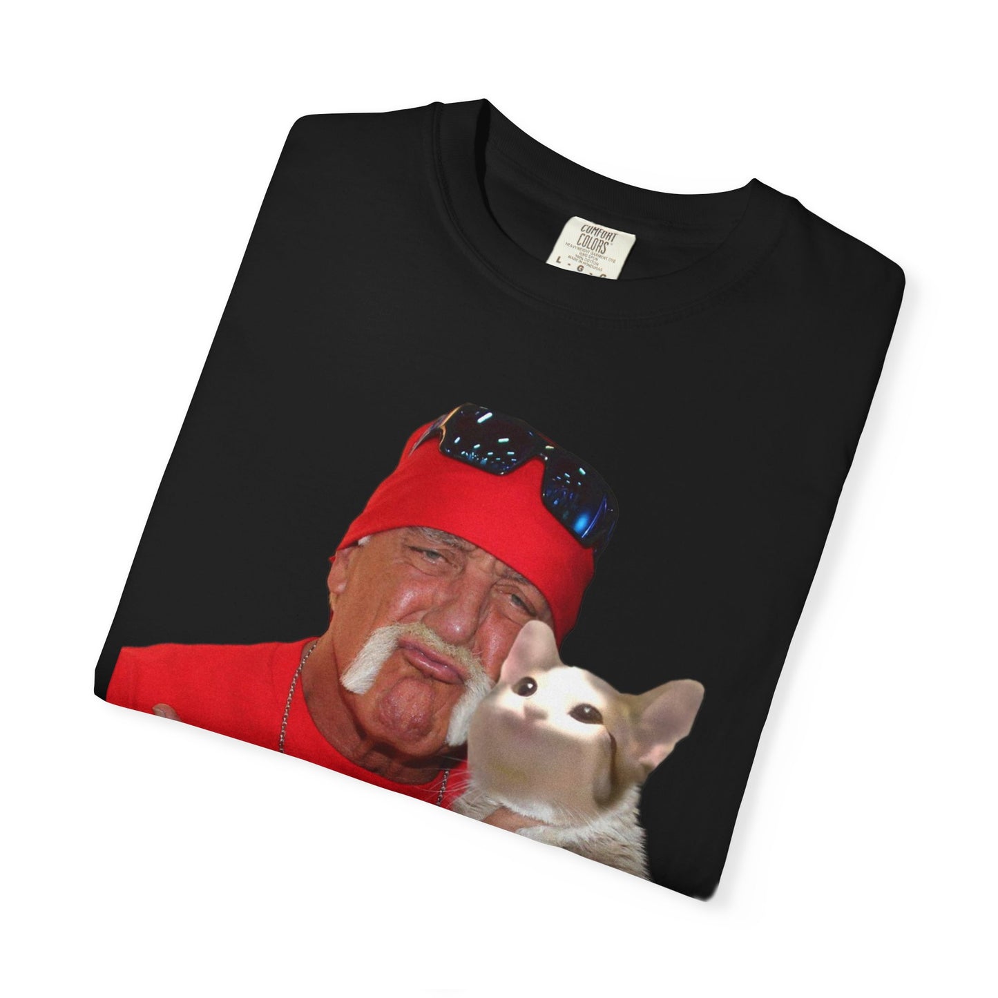POPCAT Hilarious Unisex T-Shirt: Perfect for Dads, Pet Lovers, Gifts, Funny Apparel, Casual Wear, Cat Lovers