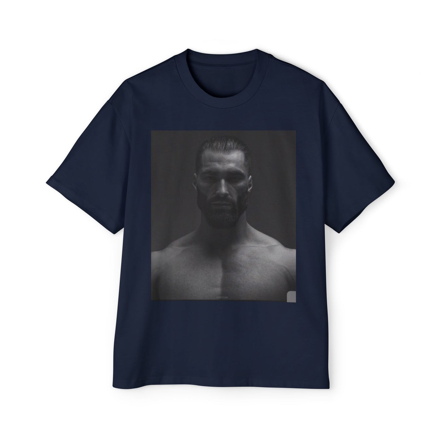 GIGA Stylish Men's Oversized Tee for Comfort Lovers, Casual Wear, Street Style, Gift for Him, Trendy Tee with Gigachad Design