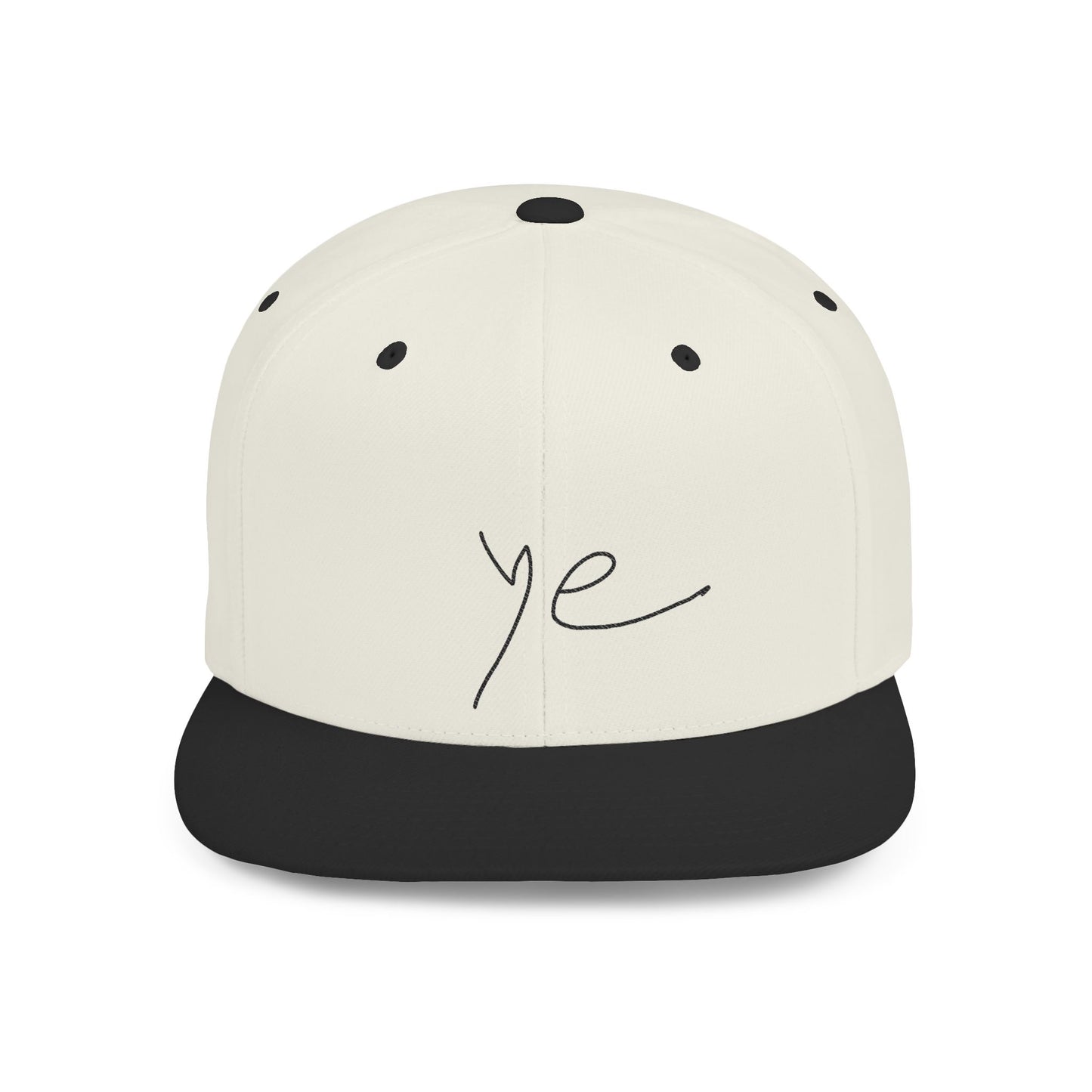 Ye 7BN Stylish Flat Bill Snapback Cap - Trendy Hat, Streetwear Essentials, Unisex Fashion, Casual Accessories, Gift Ideas