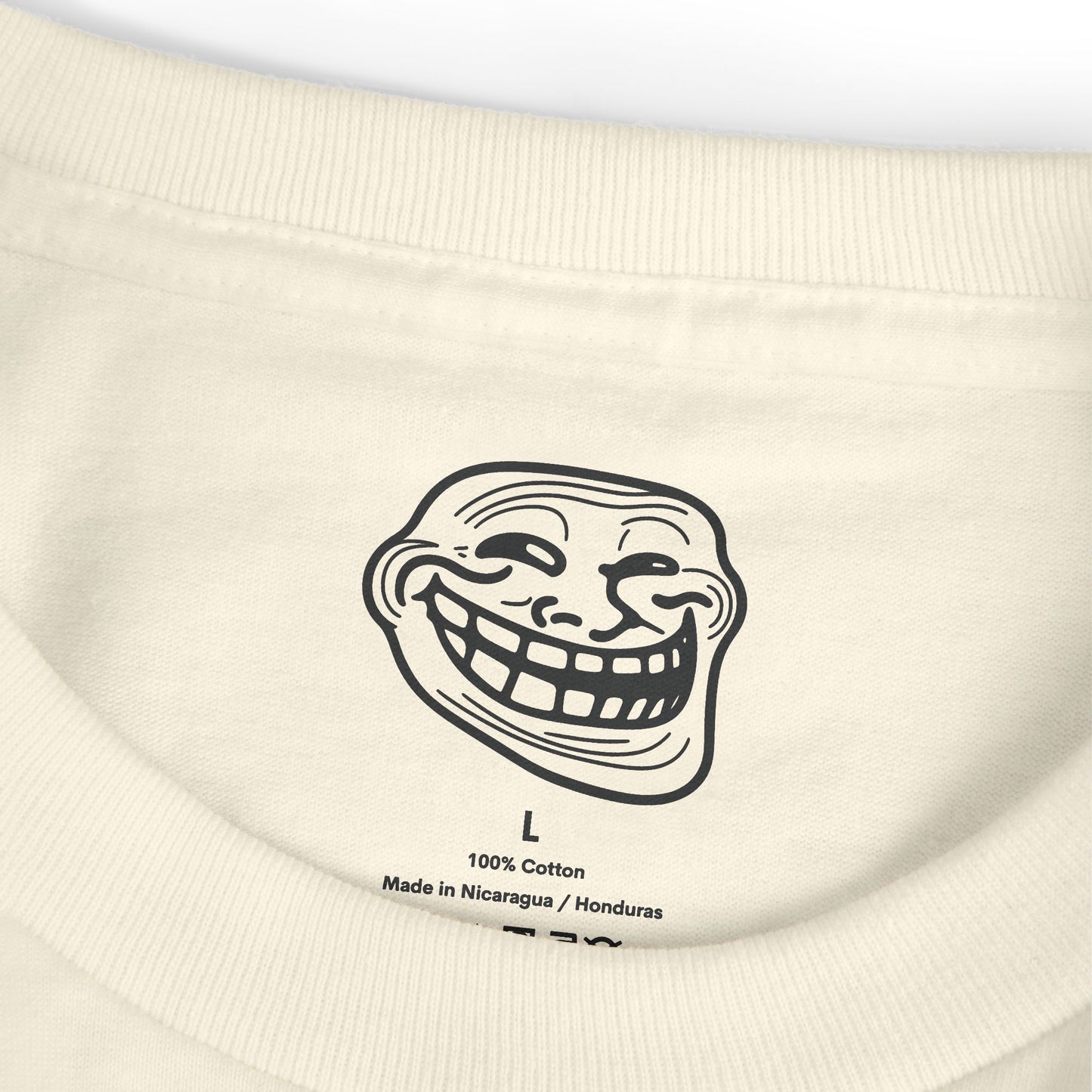 TROLL T-Shirt featuring Troll Face Graphic, Casual Humor Tee, Funny Gift for Friends, Streetwear Style, Lightweight Comfort