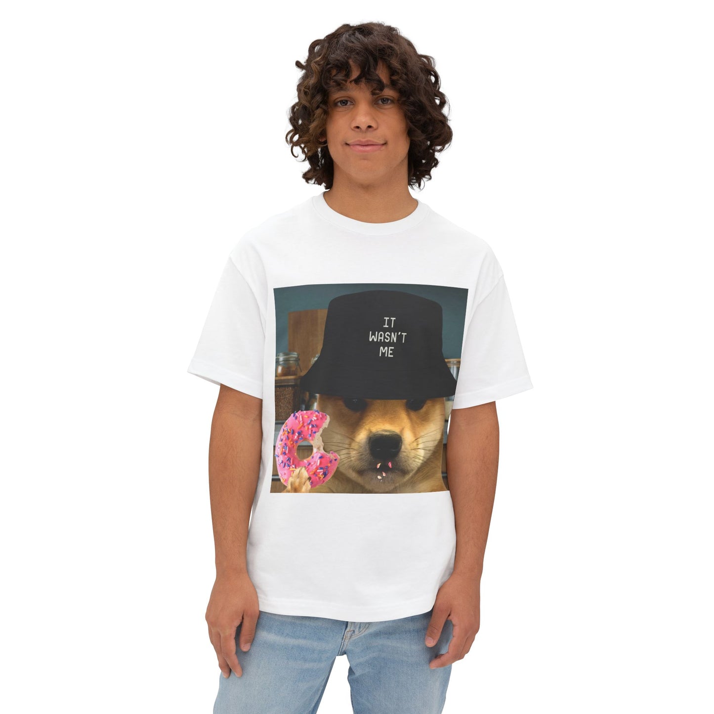 WIF Boxy Tee, Unisex Oversized T-Shirt, Gift for Dog Lovers, Cute Pet Apparel, Casual Everyday Wear, Funny Graphic Tee