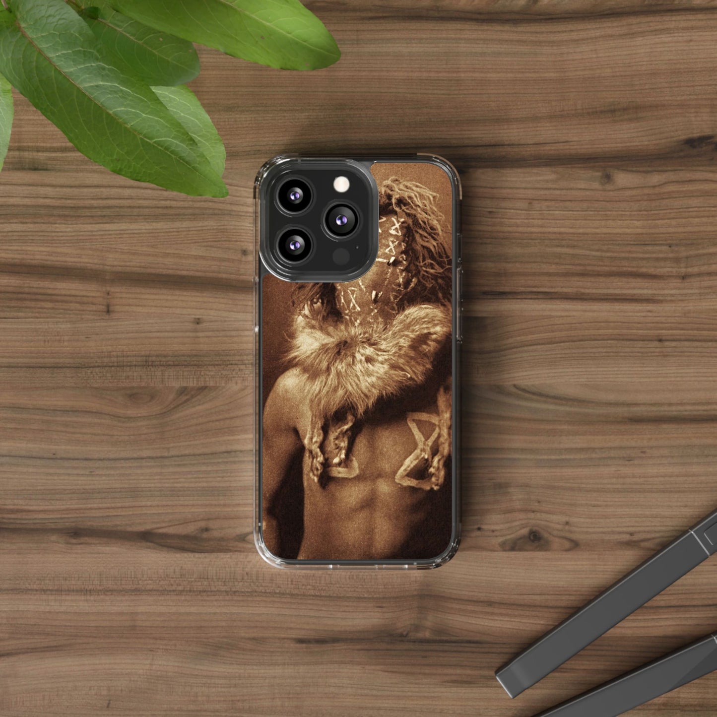Yei Artistic Clear Phone Case for Unique Expression, Phone Accessories, Nature Lovers, Boho Style, Gift for Him/Her