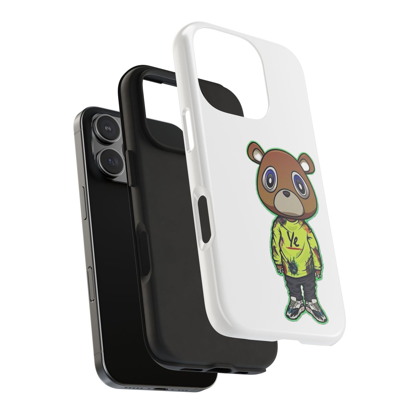 Ye Bear Tough Phone Cases with Cartoon Design - Unique Phone Cover, Durable Mobile Case, Cool Gift for Teens, Fun Accessory for Everyday Use