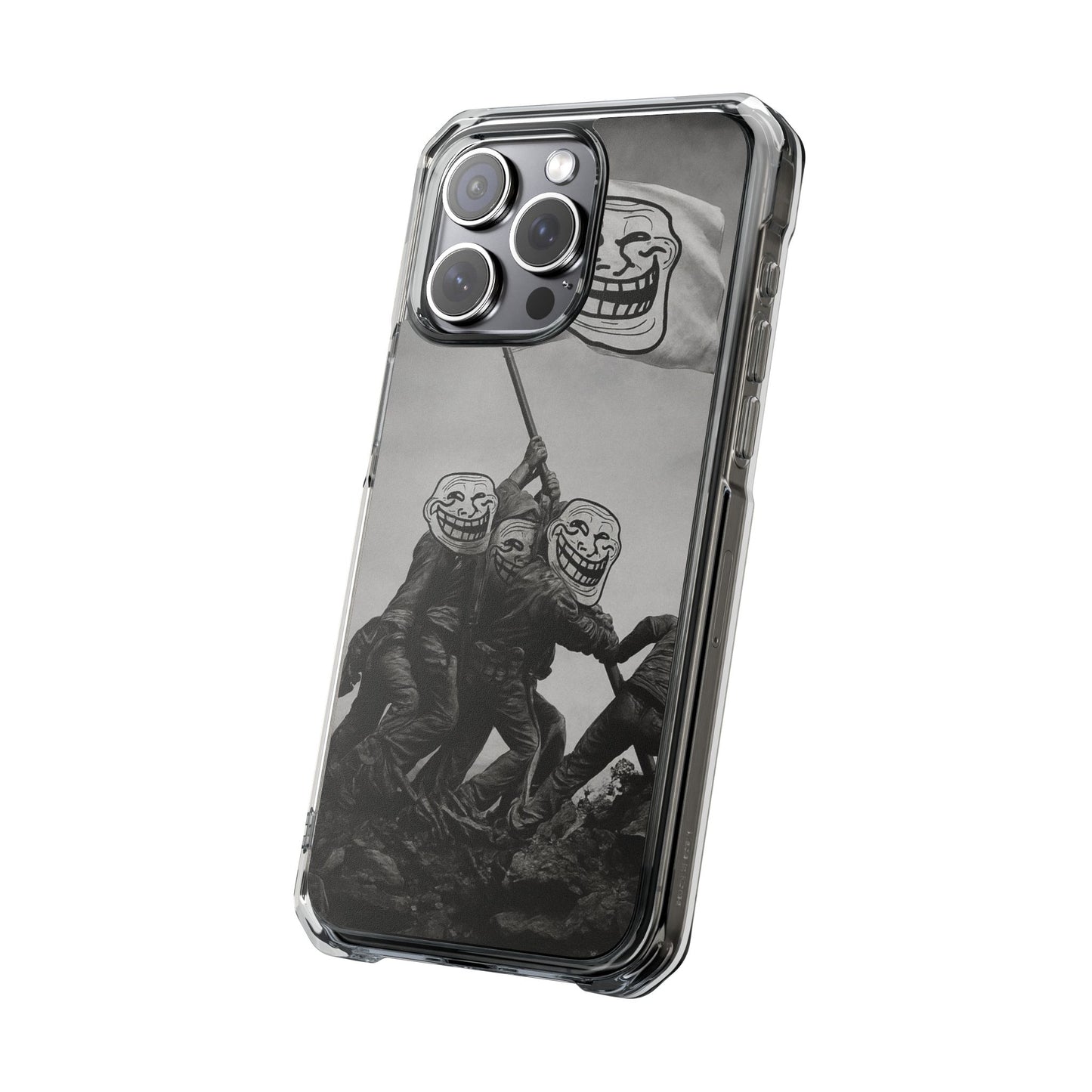 TROLL Flag Phone Case, Trendy Phone Cover, Gift for Gamers, Unique Phone Accessory, Funny Phone Protection