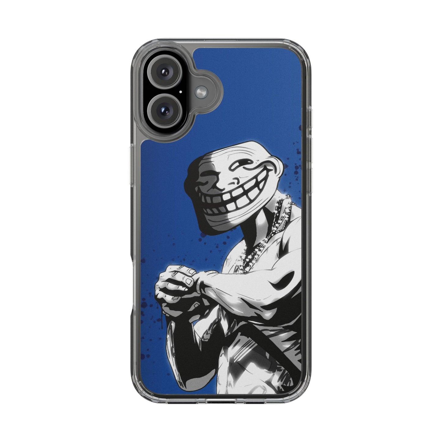 TROLL Clear Cases with Bold Graphic Design, Awesome Phone Accessories, Unique Gifts, Cartoon Phone Covers, Trendy Tech Gear