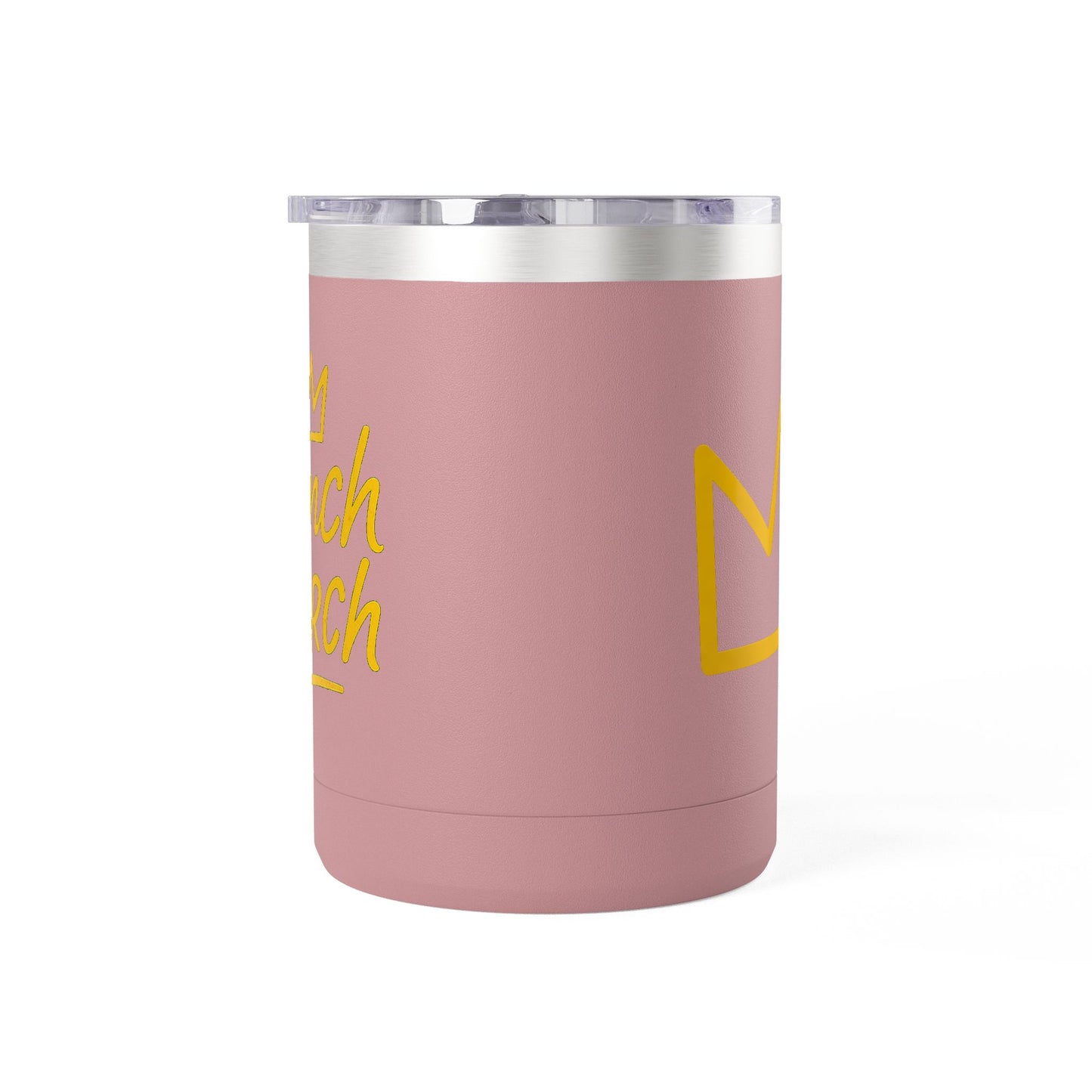 Trench Merch Crown Coffee Mug Tumbler, Perfect for Beach Lovers, Gifts for Friends, Summer Getaways, Adventure Travel, Crown Design