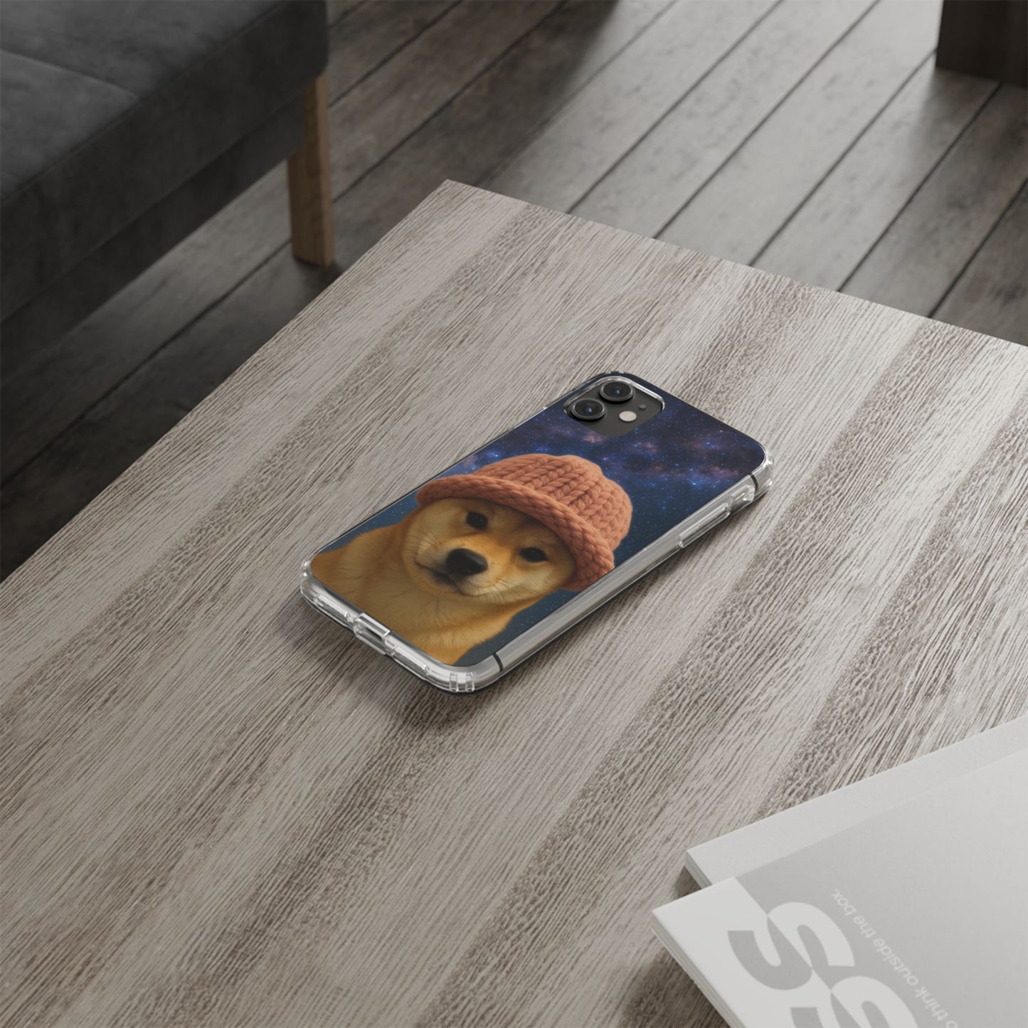 WIF Lovers Clear Phone Case, Cute Phone Cover for Animal Lovers, Pet Gift, Trendy Smartphone Accessory, Unique Dog Case