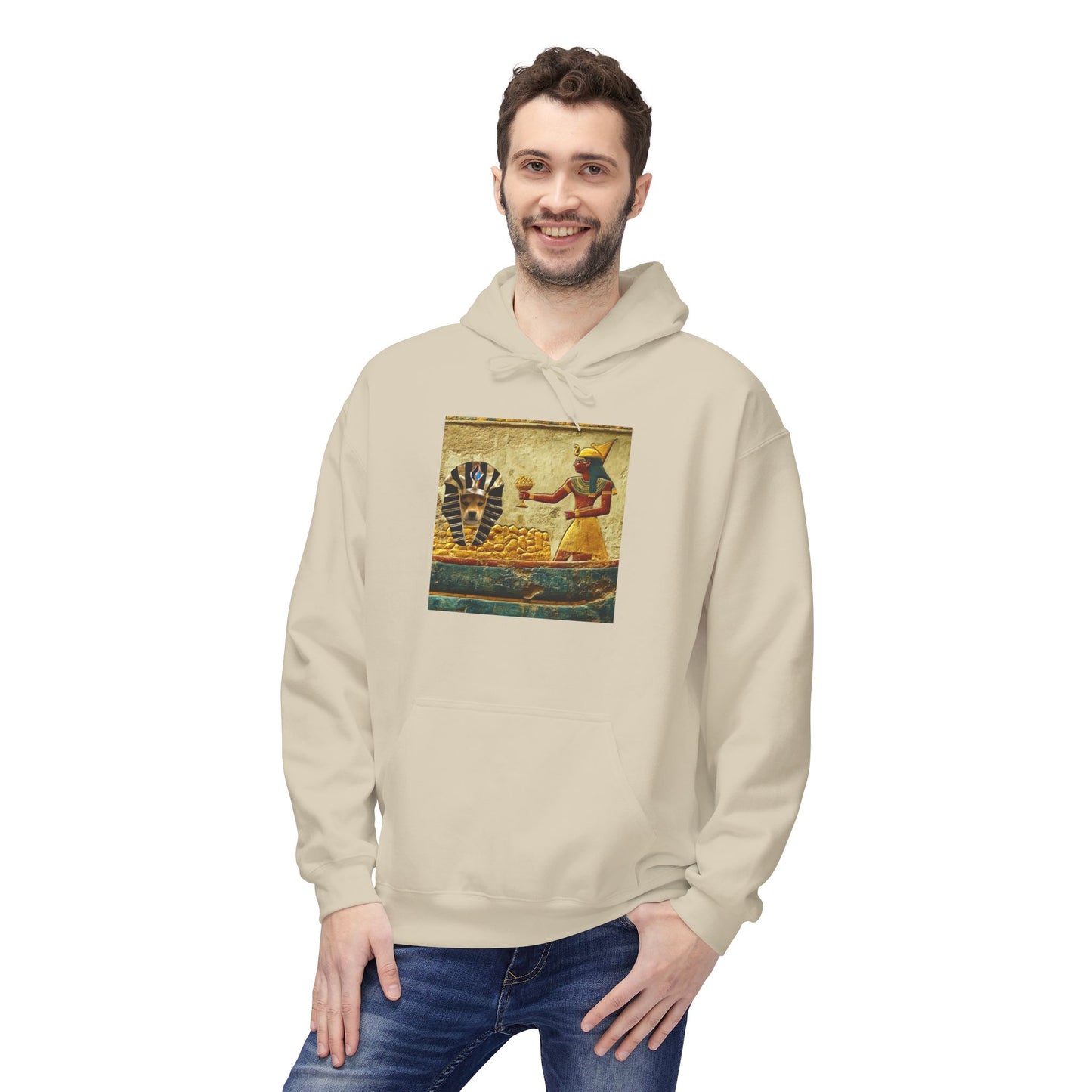 WIF Art Hoodie, Cozy Fleece Pullover for Art Lovers, Unique Gift for Creative Souls, Perfect for Casual Wear, Art-Inspired Fashion