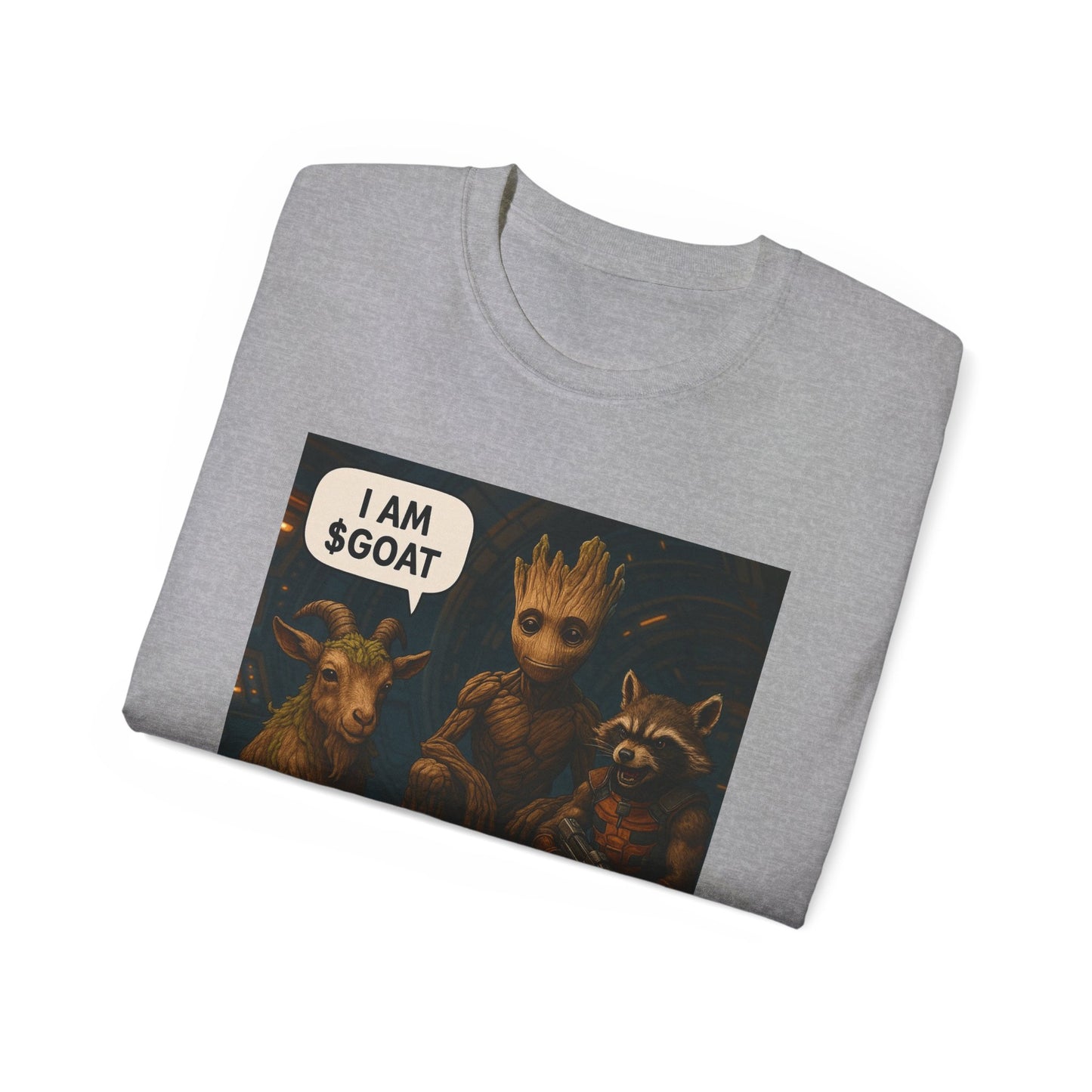 Goat Graphic Tee for Fans of Humor, Perfect Gift for Birthdays, Casual Wear, Geeky Apparel, I AM GOAT Theme
