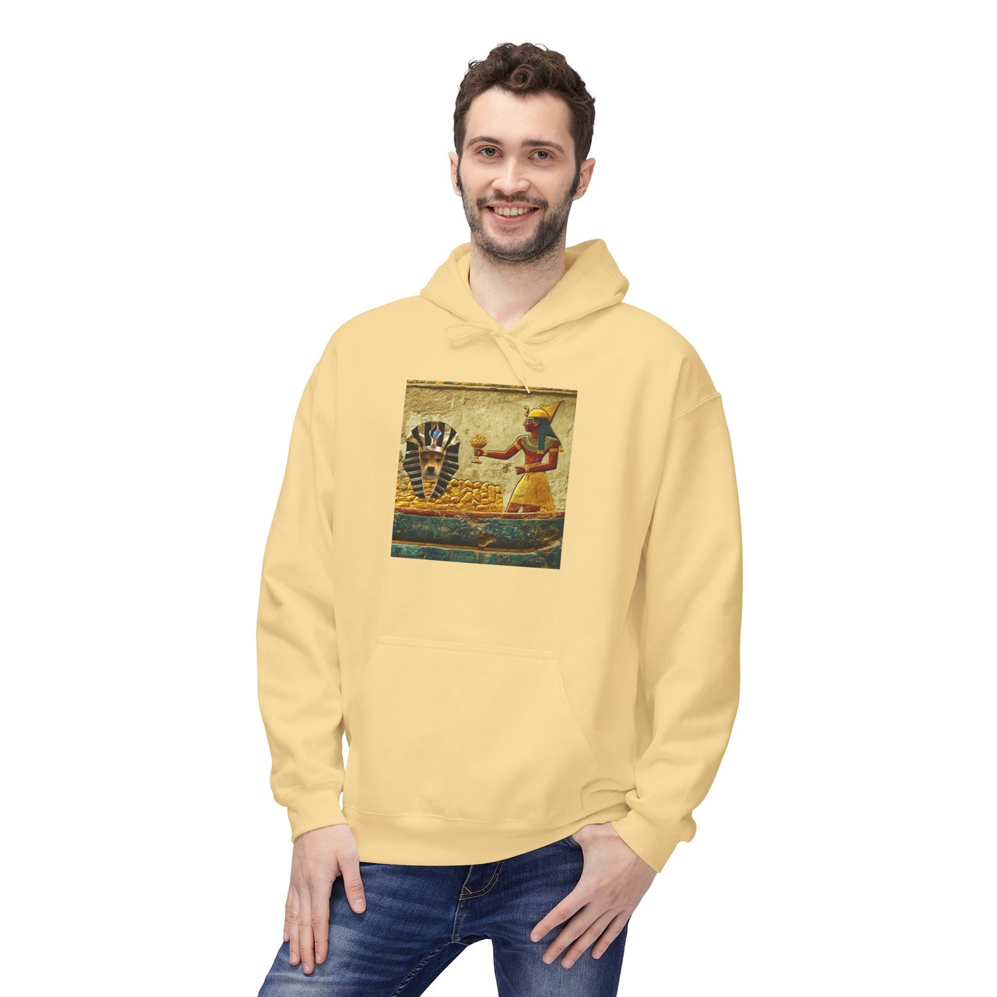 WIF Art Hoodie, Cozy Fleece Pullover for Art Lovers, Unique Gift for Creative Souls, Perfect for Casual Wear, Art-Inspired Fashion
