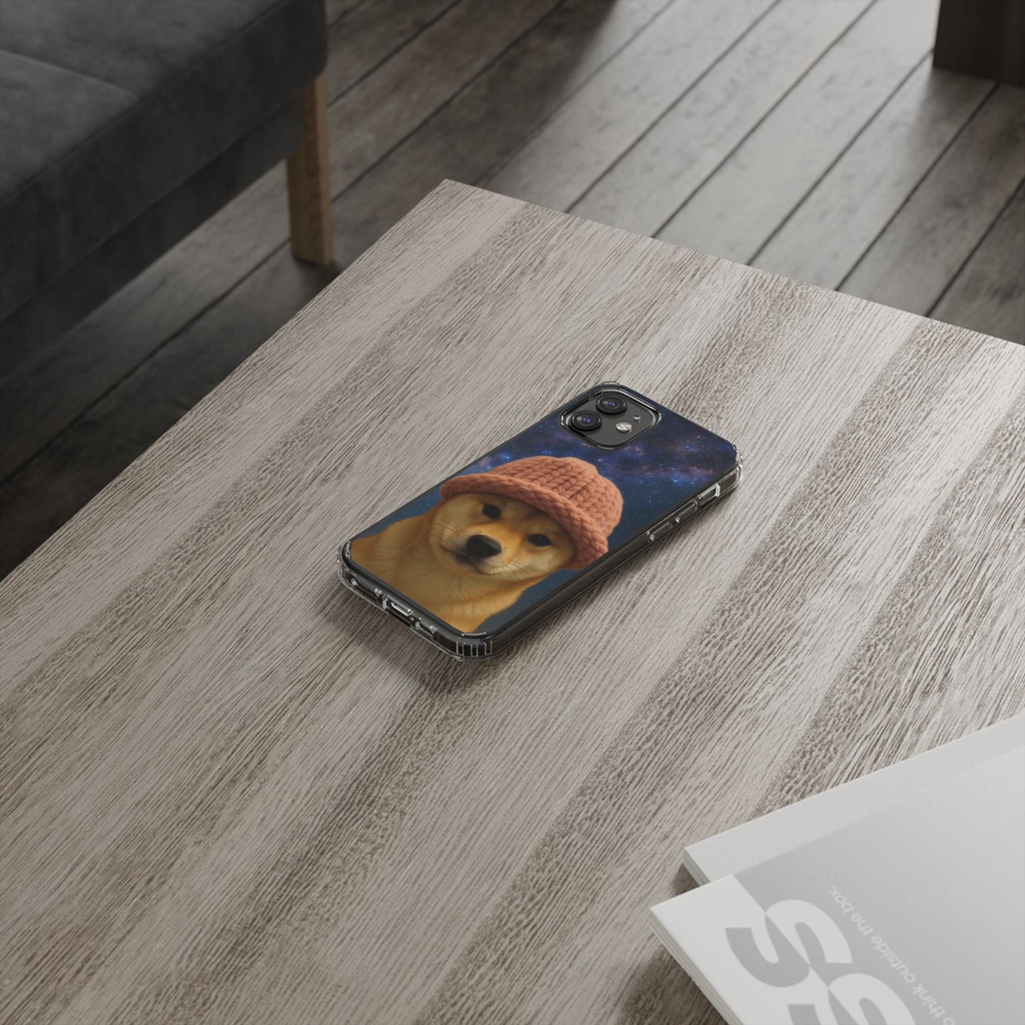 WIF Lovers Clear Phone Case, Cute Phone Cover for Animal Lovers, Pet Gift, Trendy Smartphone Accessory, Unique Dog Case