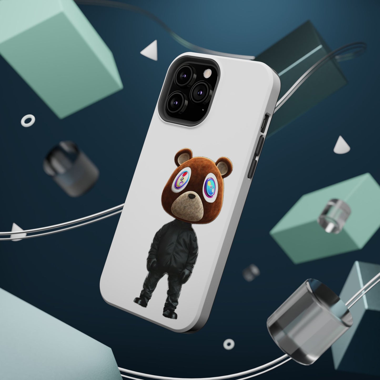 Ye Bear Character Magnetic Phone Cases, Fun Gift, Unique Phone Accessory, Trendy Tech, Personalized Style, Everyday Use